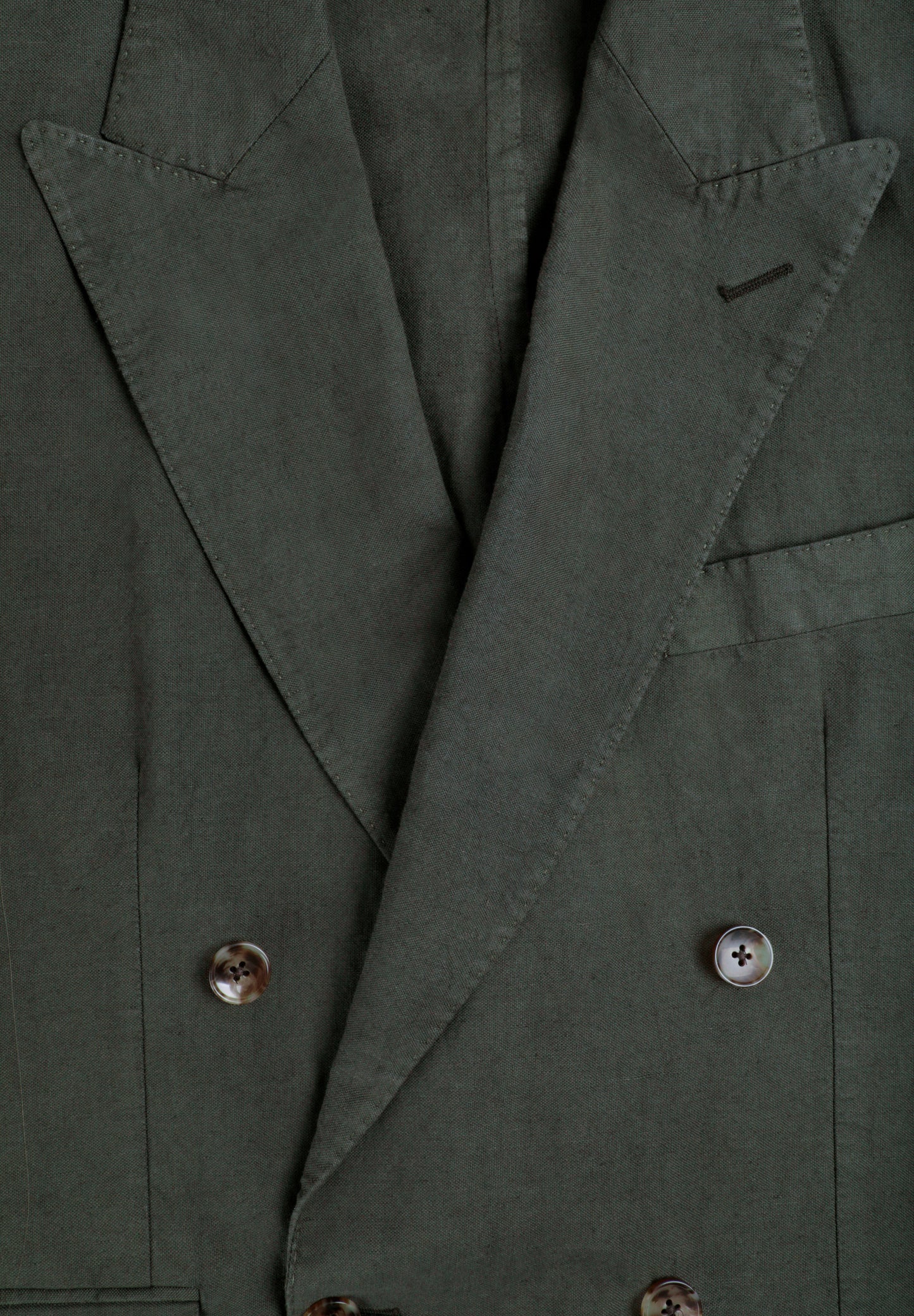 AMERICANA CRUZADA TRAJE LINO