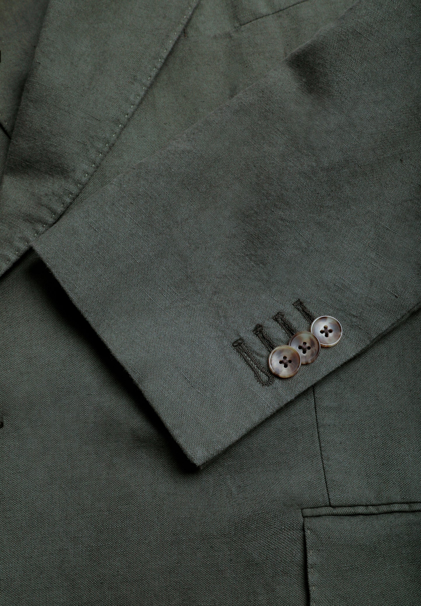 AMERICANA CRUZADA TRAJE LINO