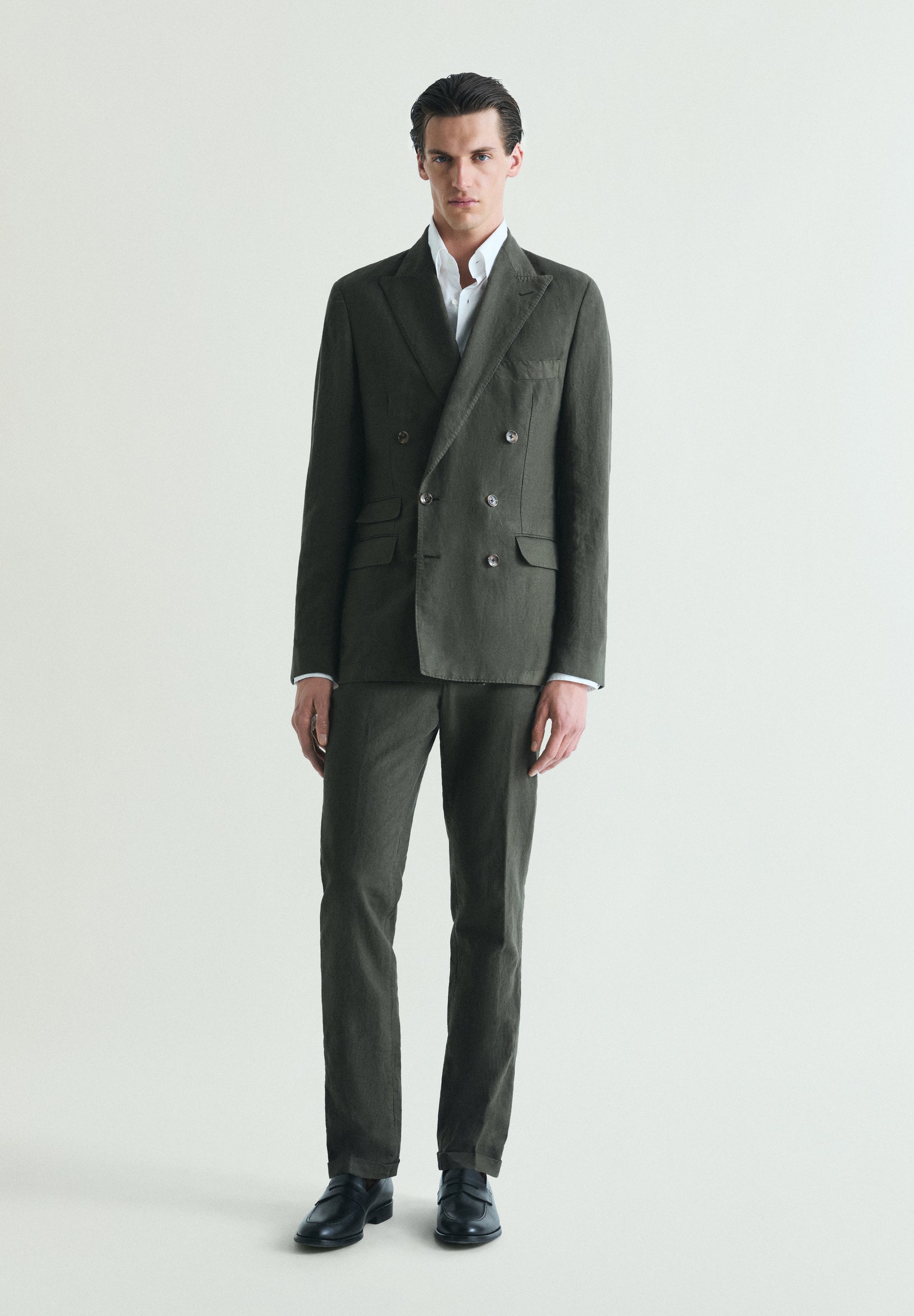 PANTALÓN TRAJE LINO