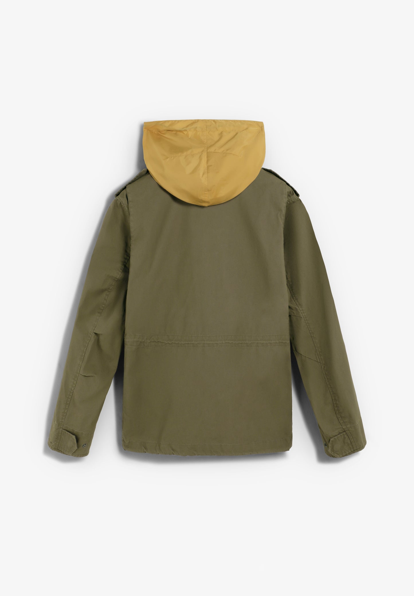 CHAQUETA MILITAR CON CAPUCHA OCULTA
