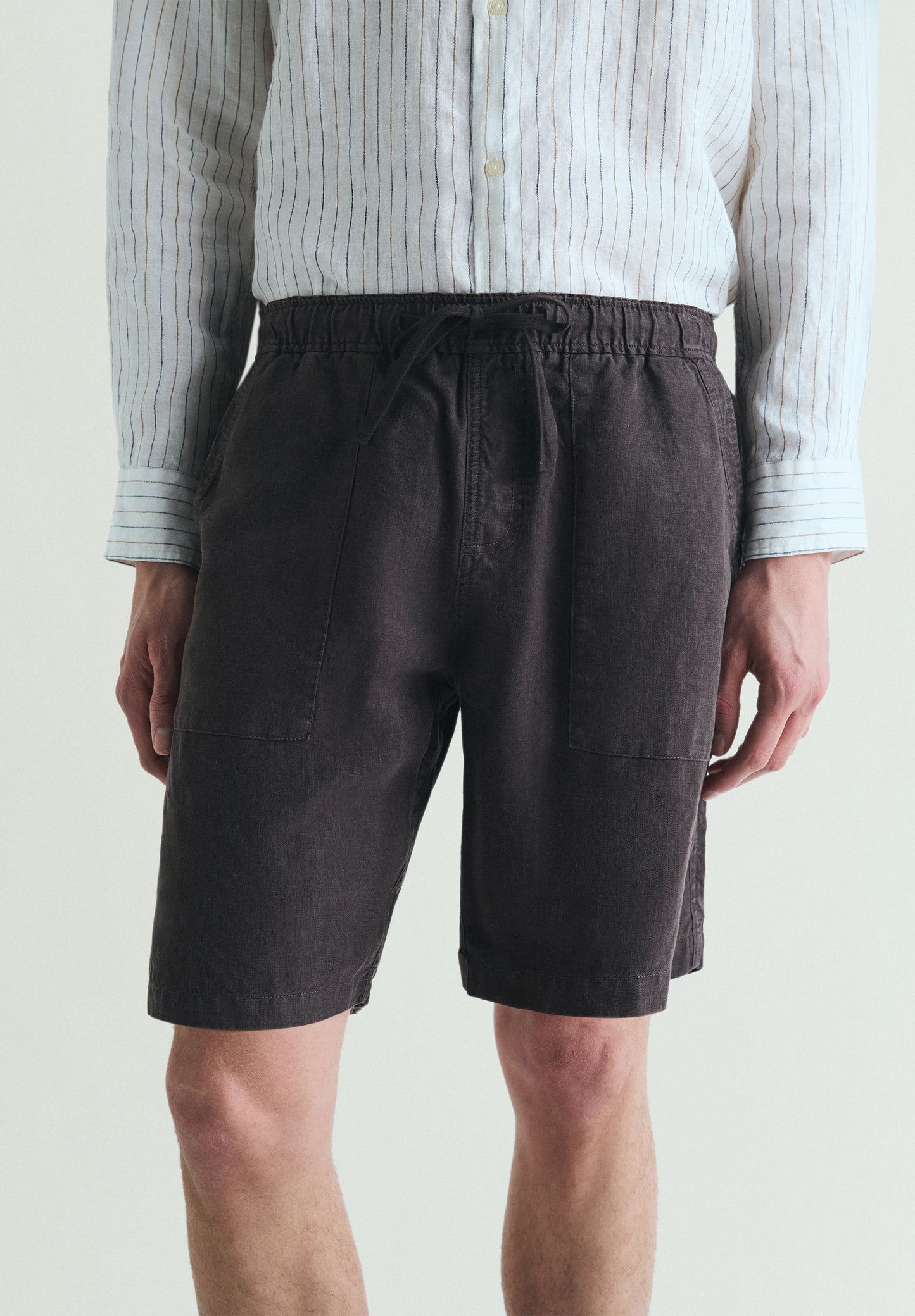 BERMUDAS LINO COSTURAS