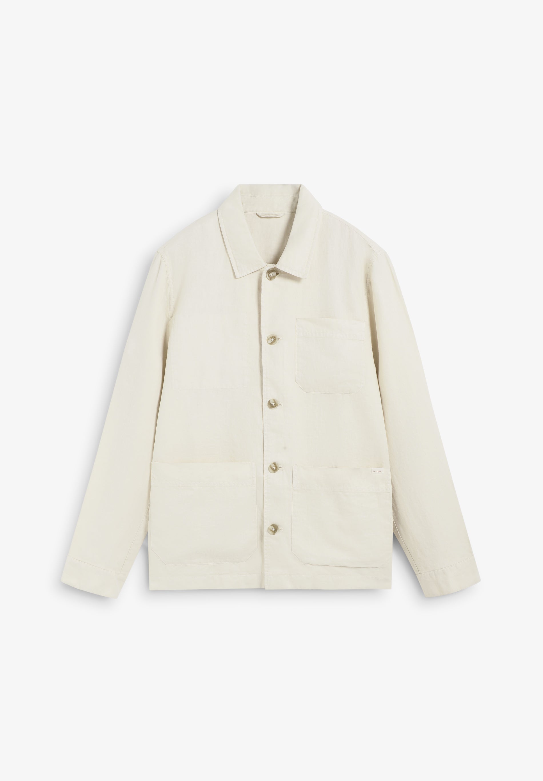 SOBRECAMISA LINO BOLSILLOS
