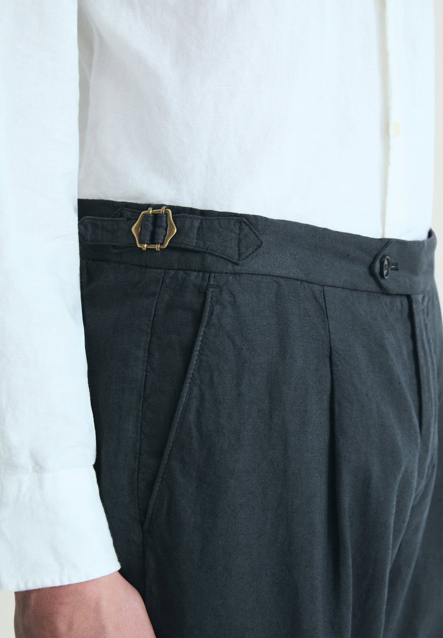 PANTALÓN TRAJE LINO