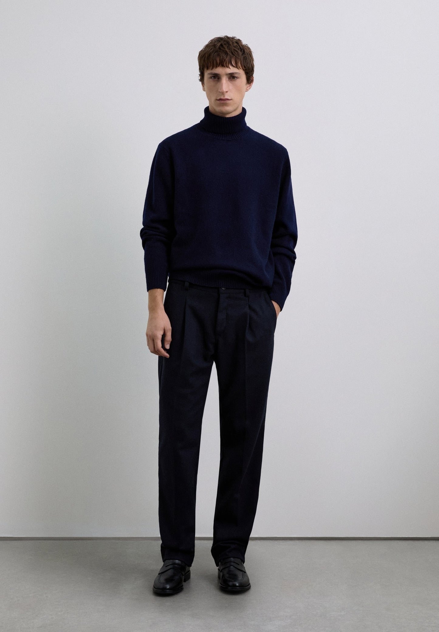 PANTALÓN PINZA MEZCLA LANA