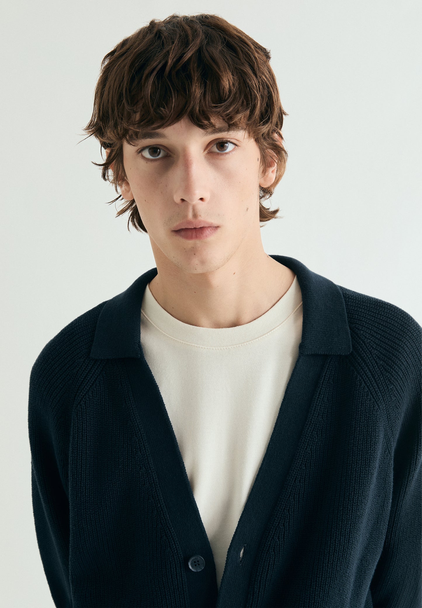 CÁRDIGAN DE ALGODÓN Y LINO