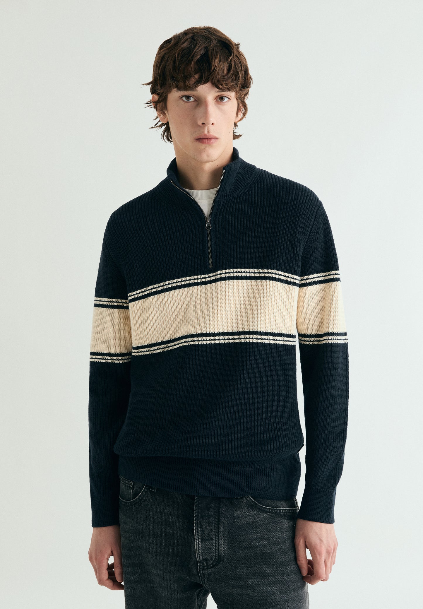 SCZIP STRIPES TRICOT