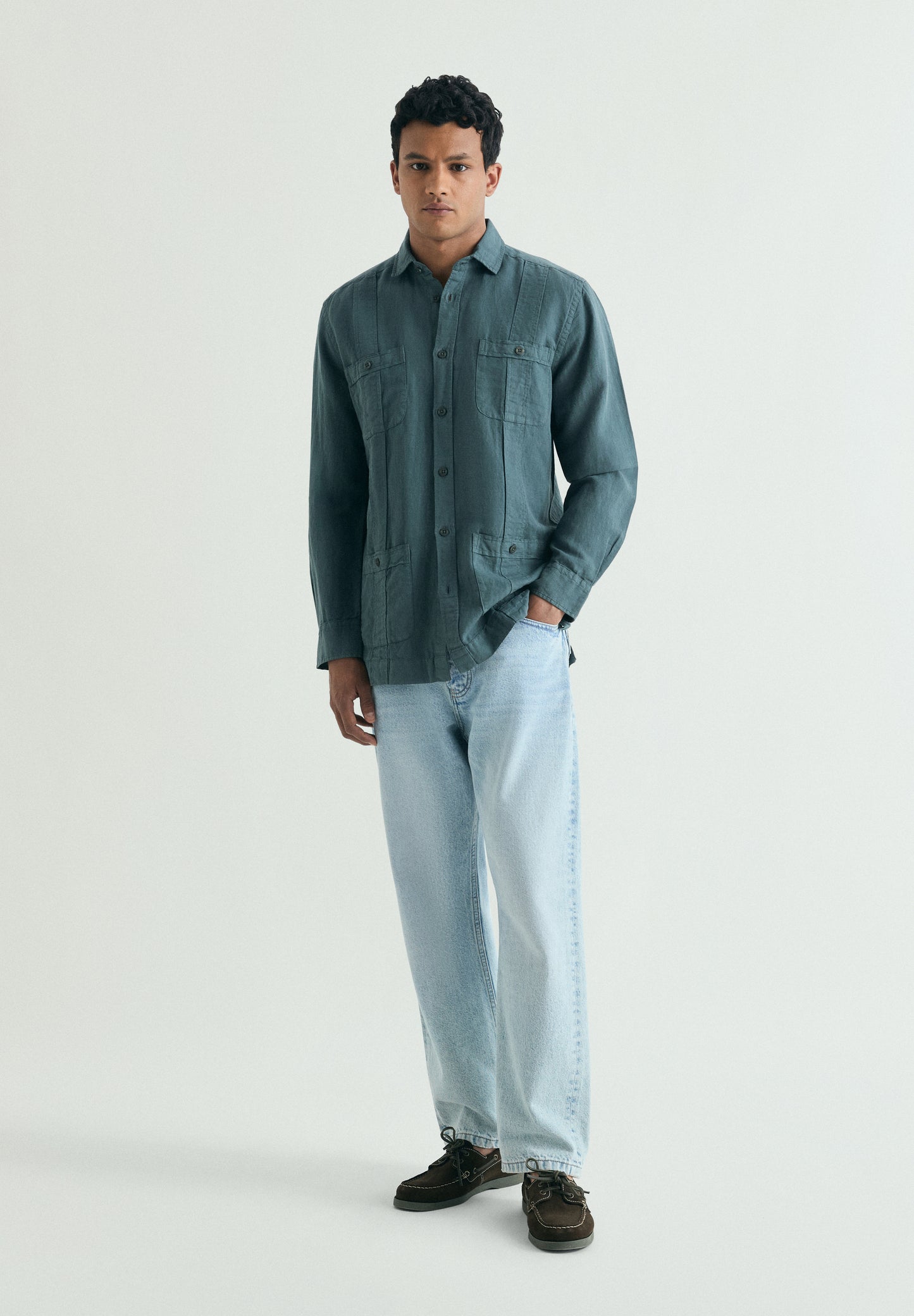 CAMISA GUAYABERA LINO