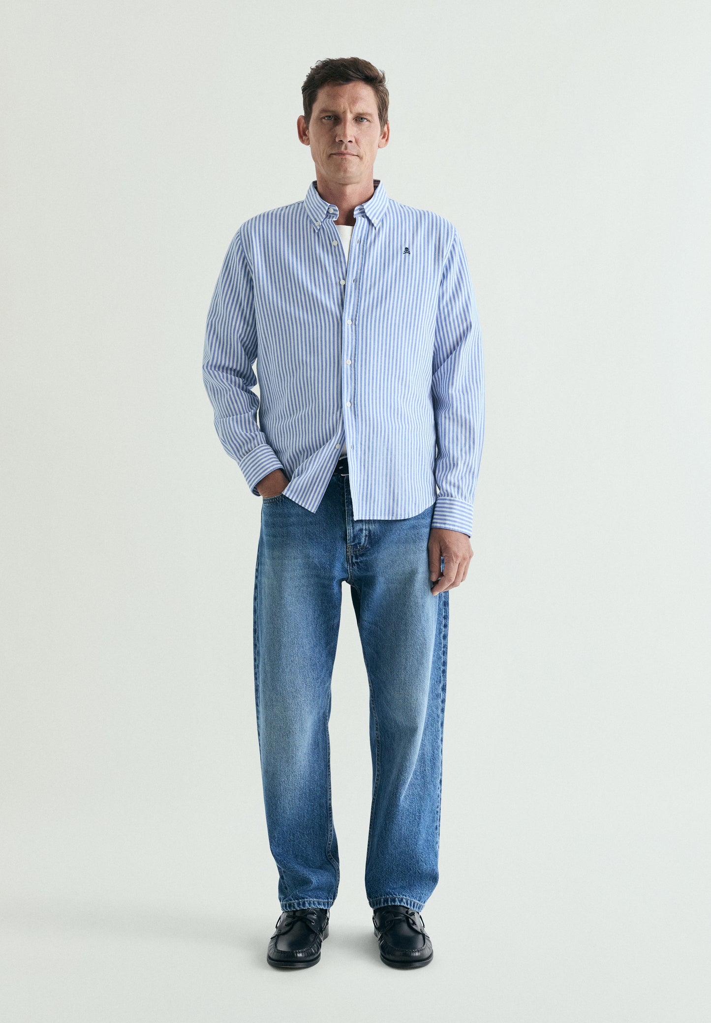 CAMISA OXFORD ALGODÓN Y LINO