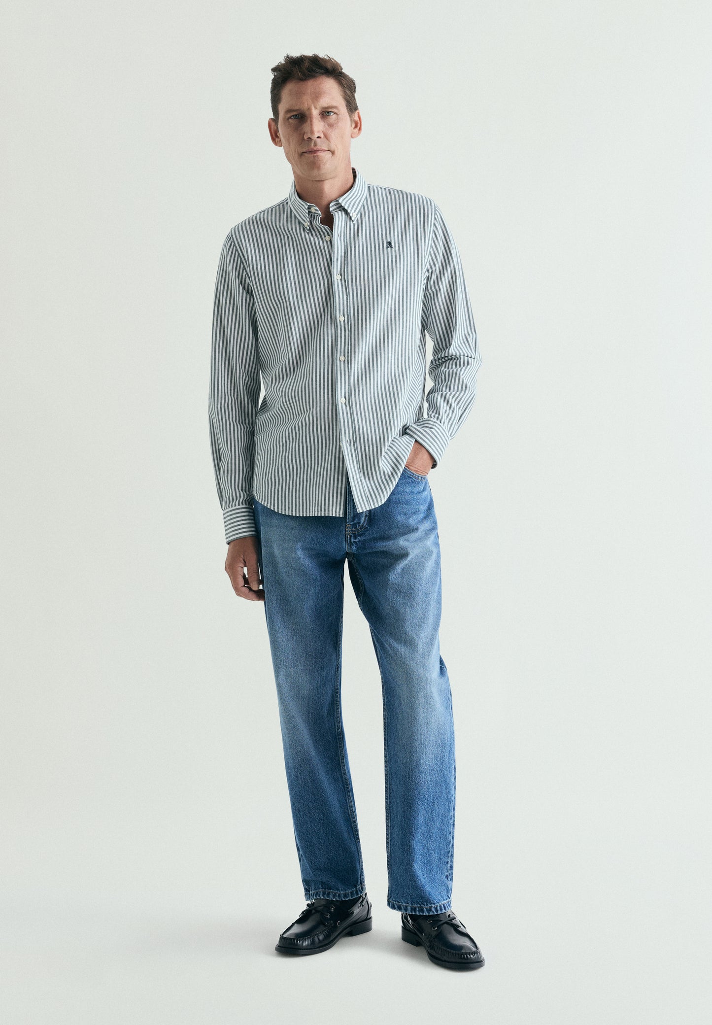 CAMISA OXFORD ALGODÓN Y LINO