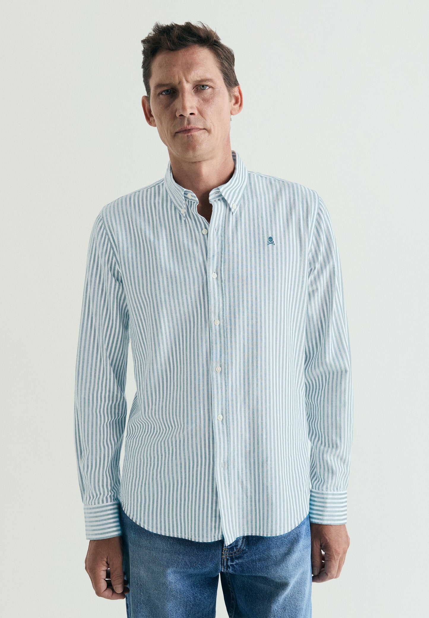 CAMISA OXFORD ALGODÓN Y LINO
