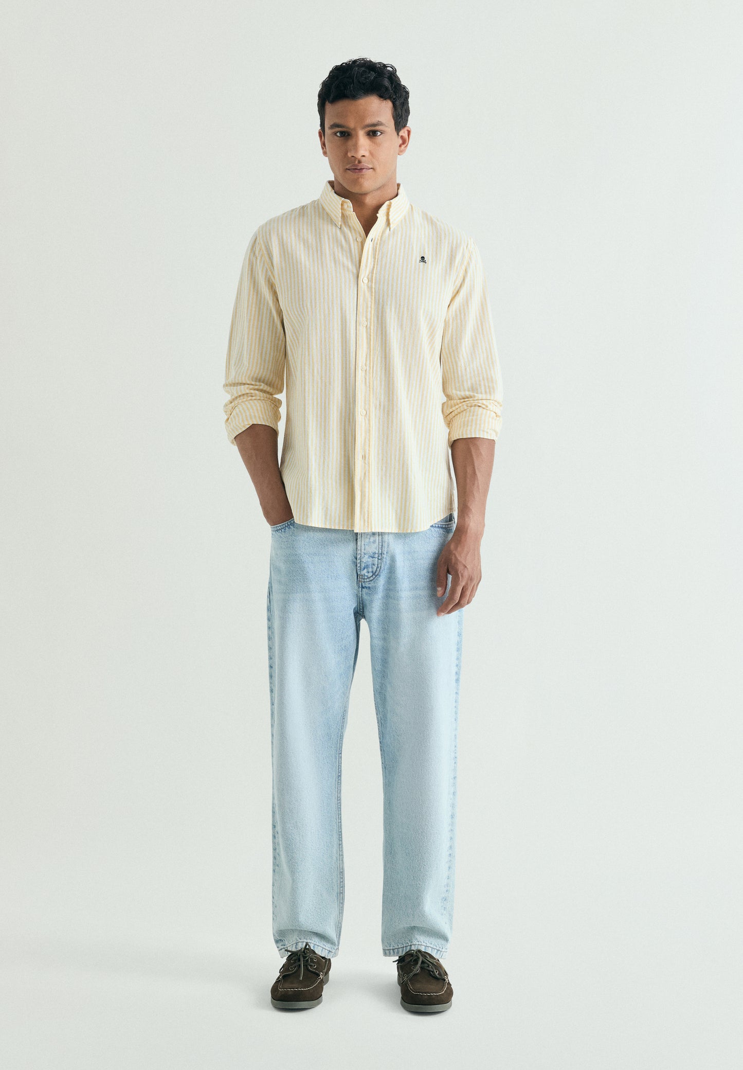 CAMISA OXFORD ALGODÓN Y LINO
