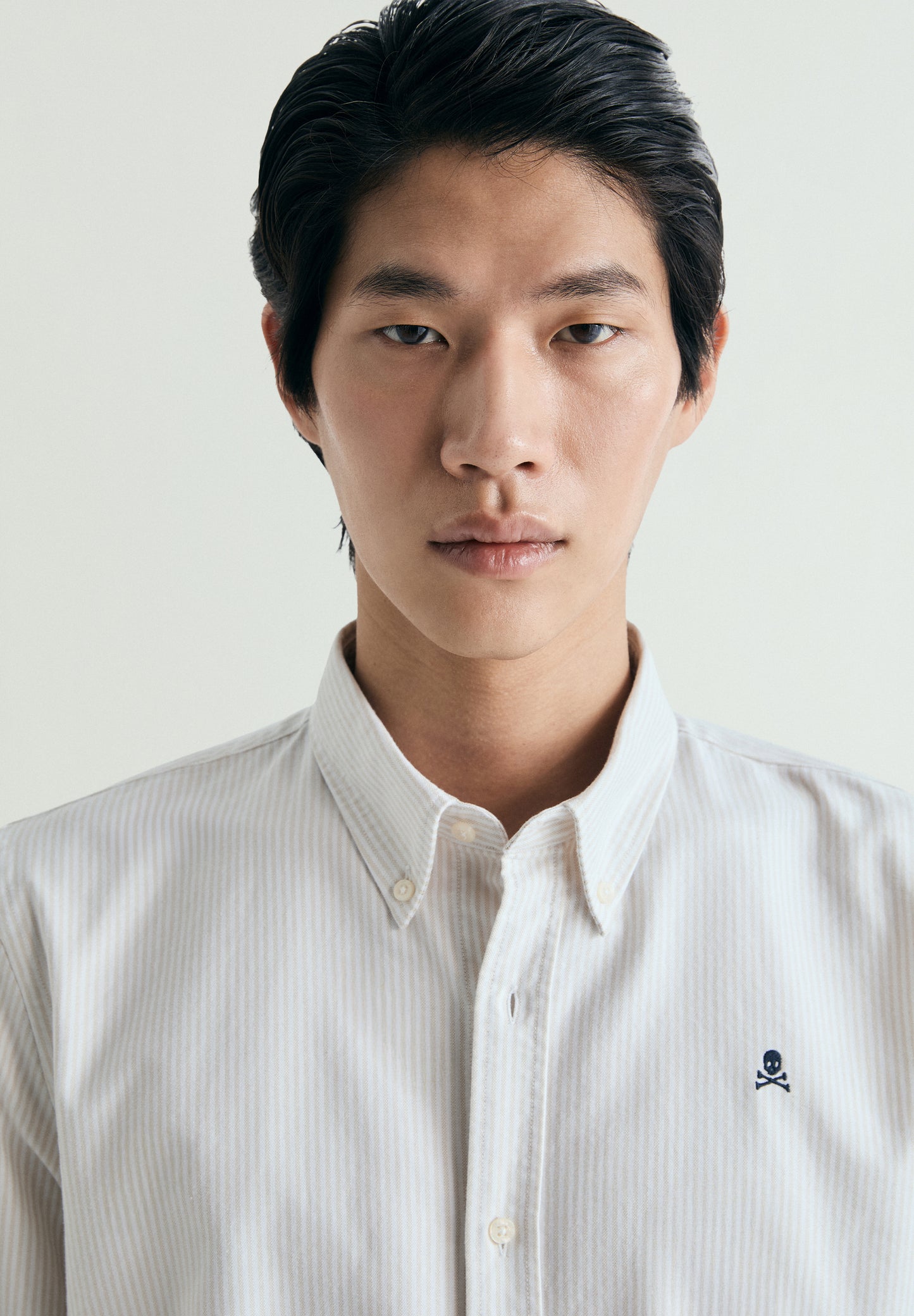 CAMISA OXFORD ESTAMPADA RAYAS