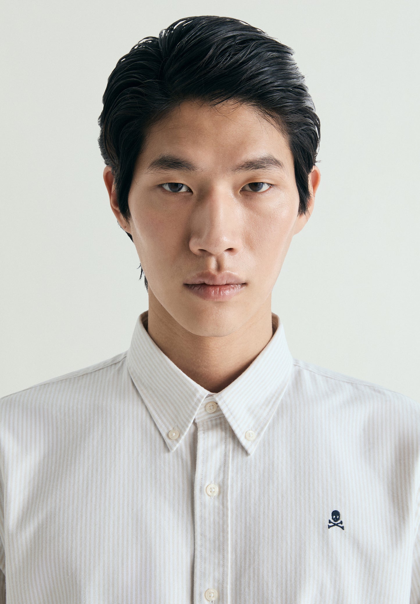 CAMISA OXFORD ESTAMPADA RAYAS