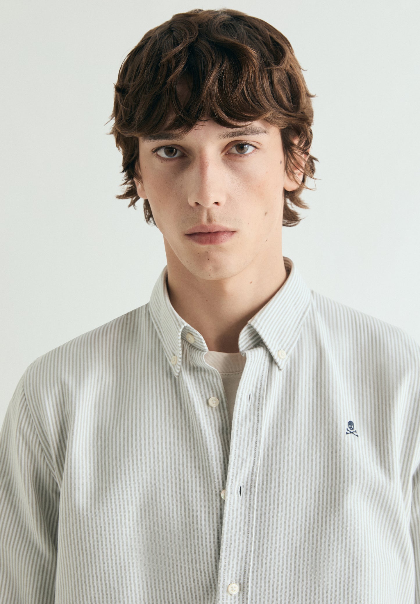 CAMISA OXFORD ESTAMPADA RAYAS