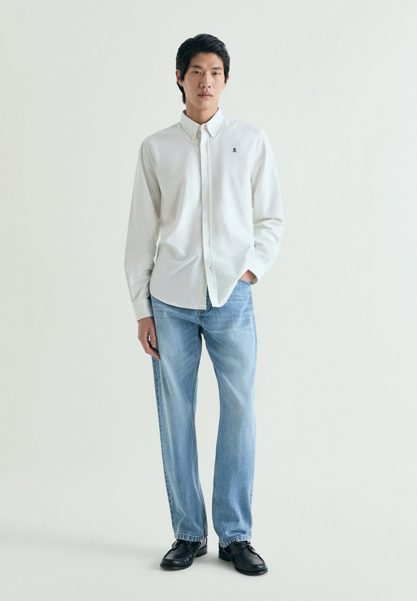 CAMISA OXFORD ESTAMPADA RAYAS