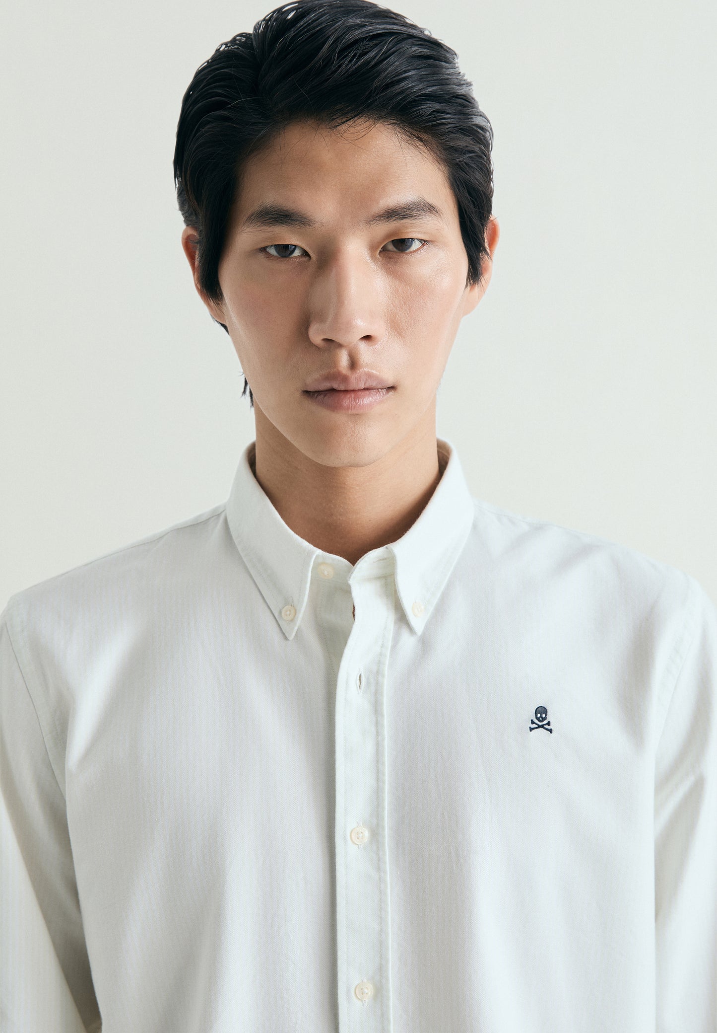 CAMISA OXFORD ESTAMPADA RAYAS