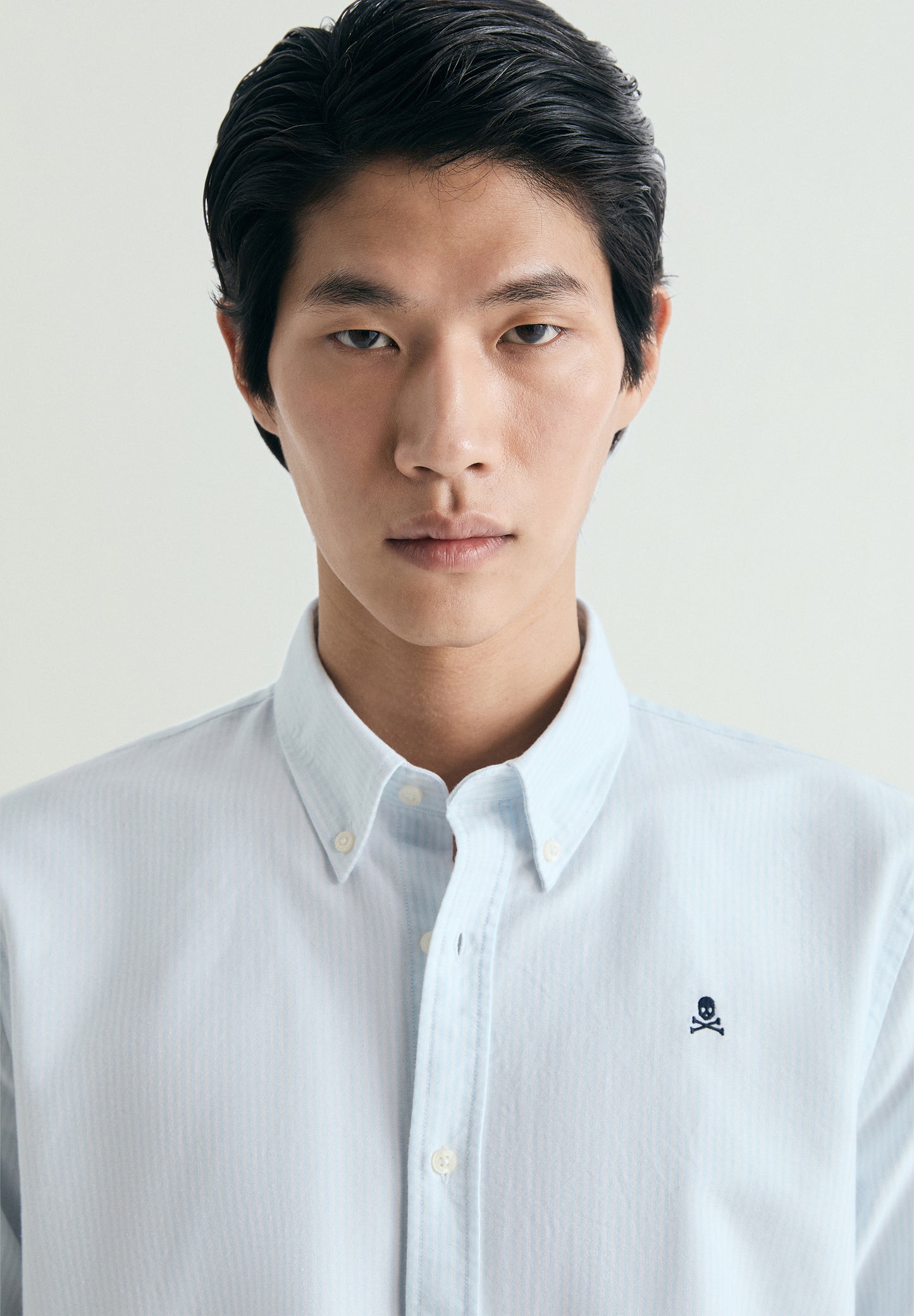 CAMISA OXFORD ESTAMPADA RAYAS