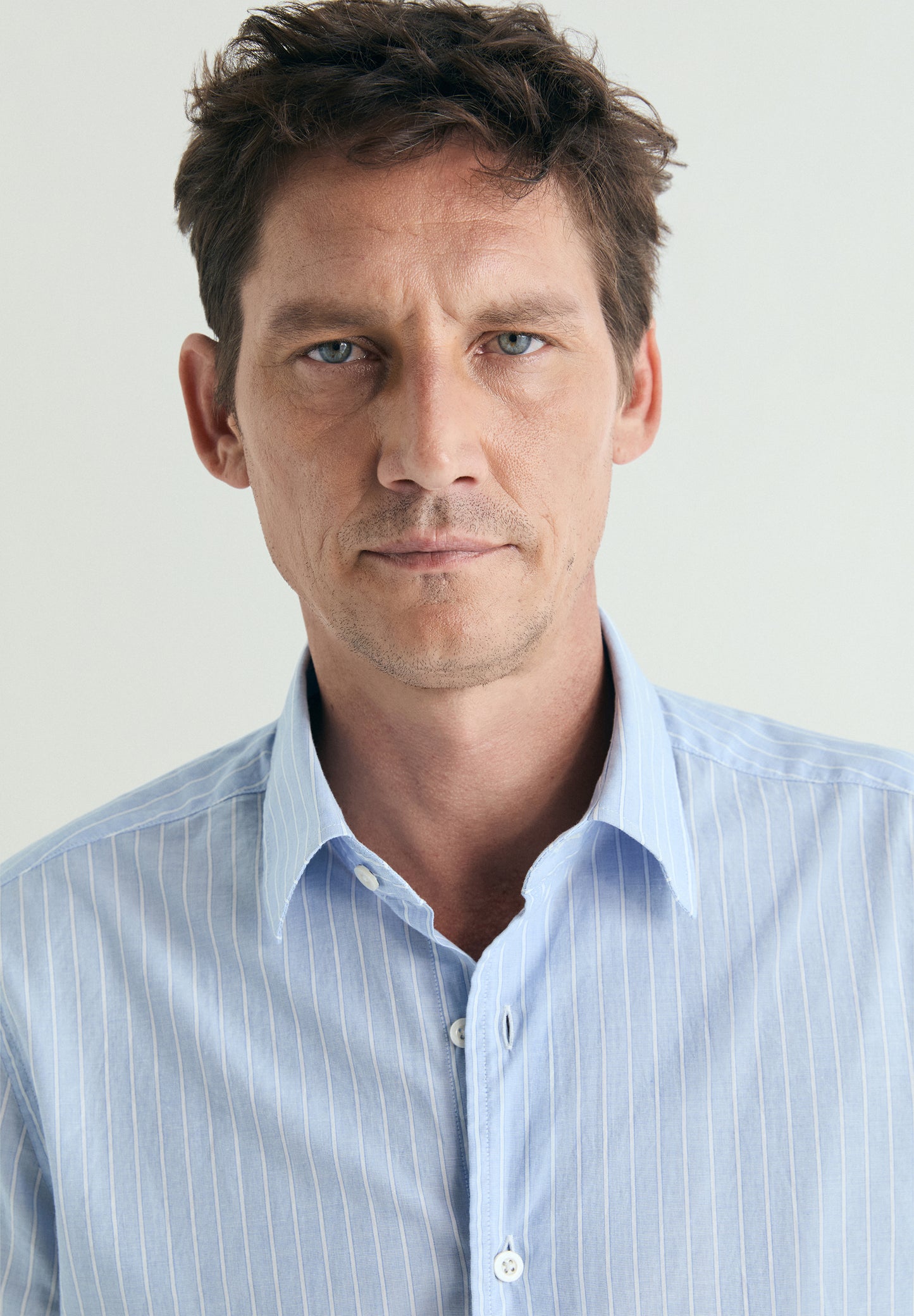 CAMISA RAYAS ALGODÓN REGULAR FIT