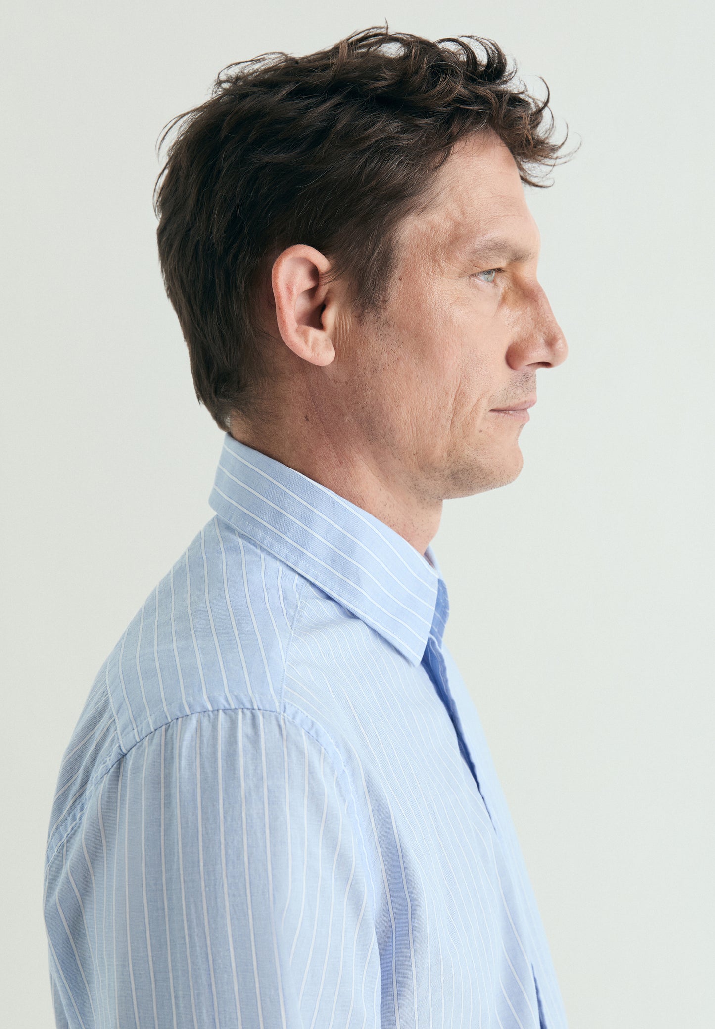 CAMISA RAYAS ALGODÓN REGULAR FIT