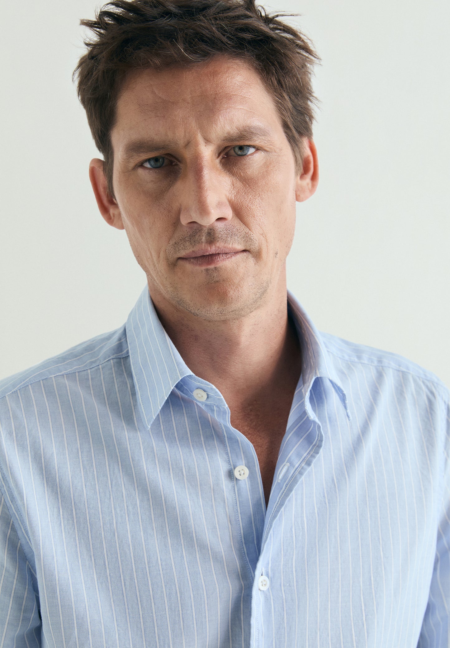 CAMISA RAYAS ALGODÓN REGULAR FIT