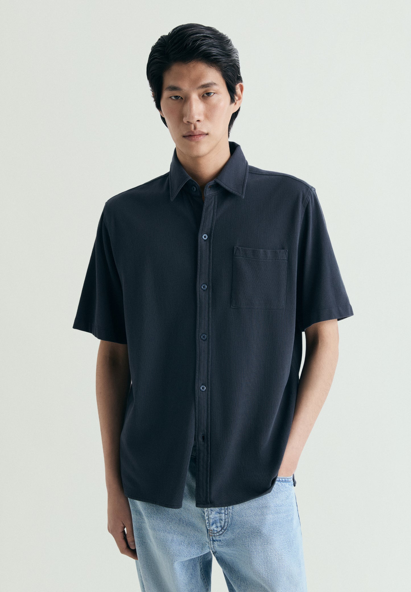 CAMISA PIQUÉ MANGA CORTA