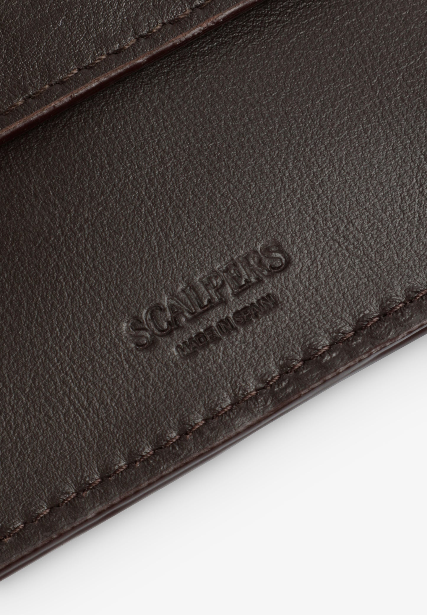 CARTERA 100% PIEL CON ELÁSTICO