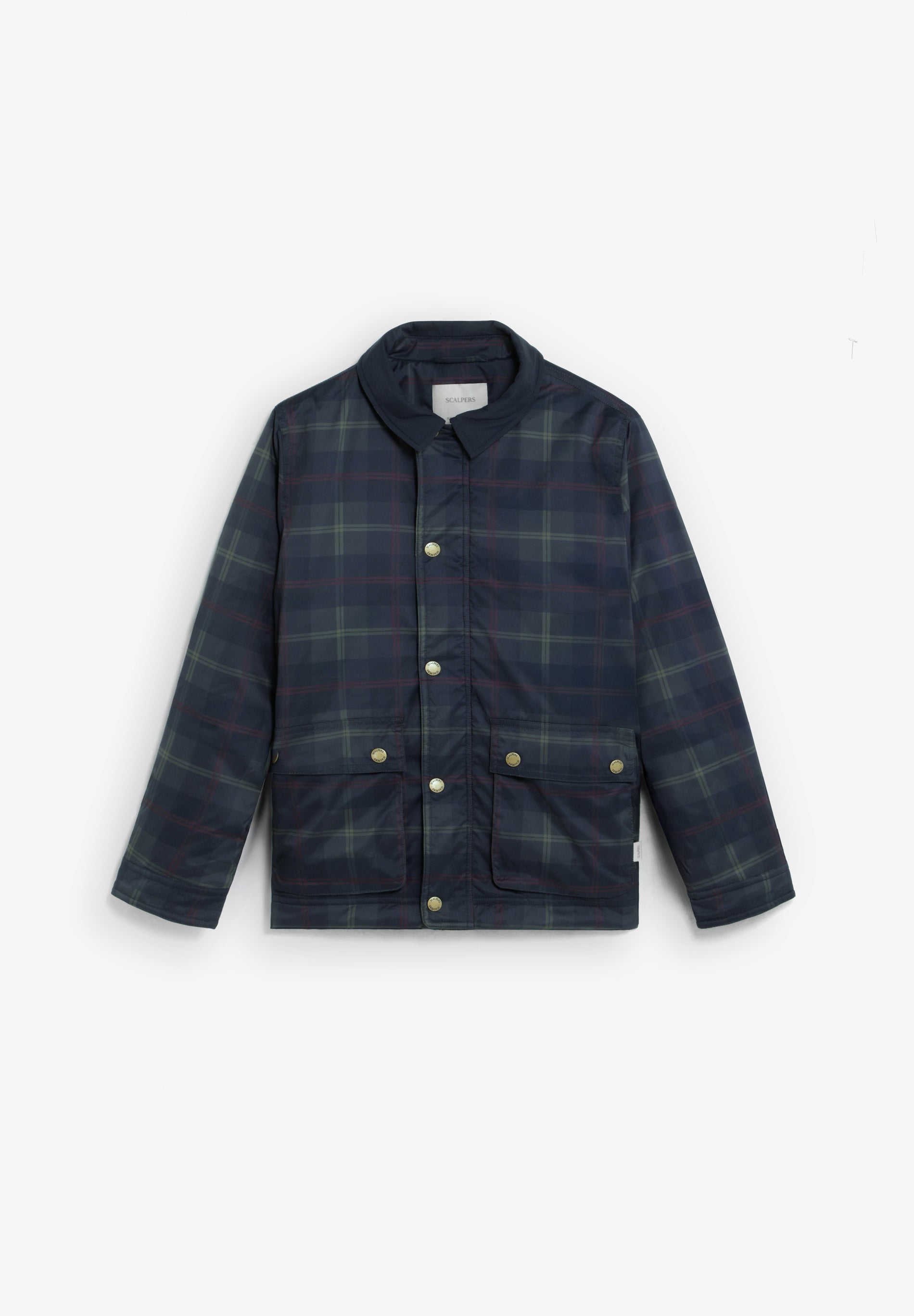 CHAQUETA ENCERADA CUADROS