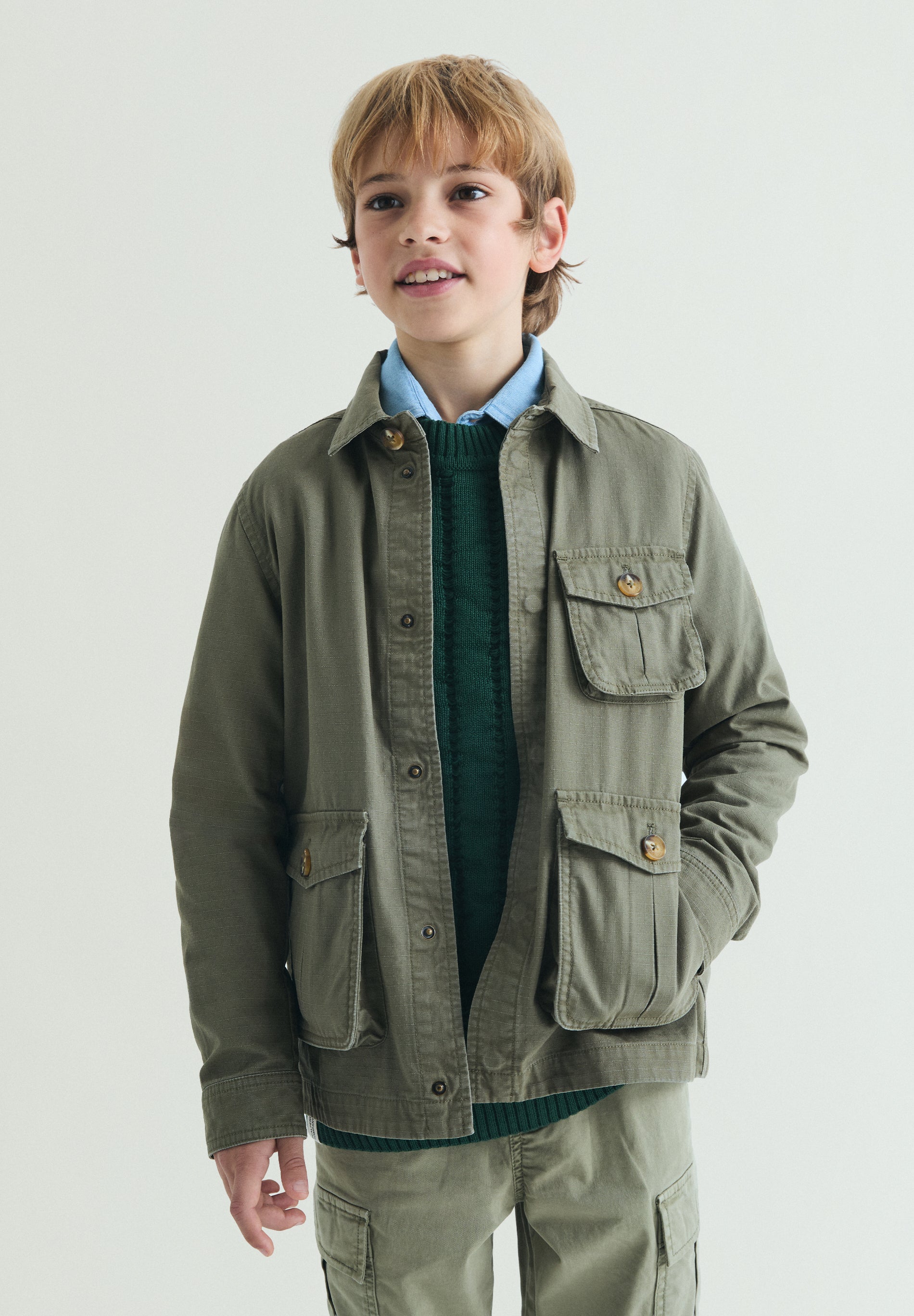 CHAQUETA BOLSILLOS SAFARI