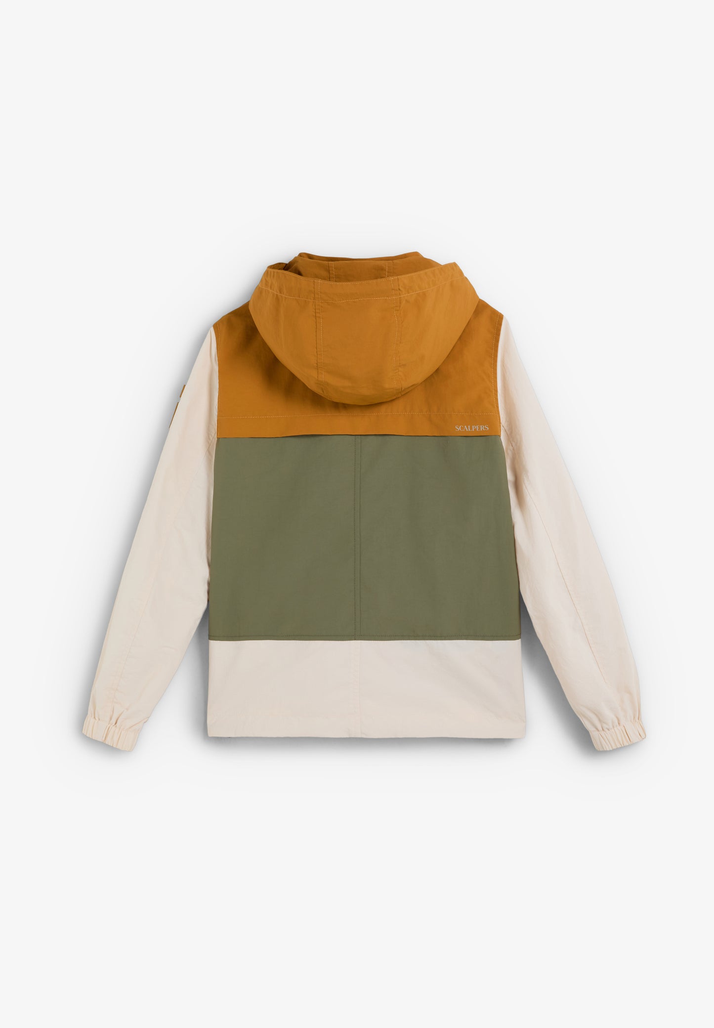 ABRIGO TÉCNICO COLOR BLOCK CON CAPUCHA