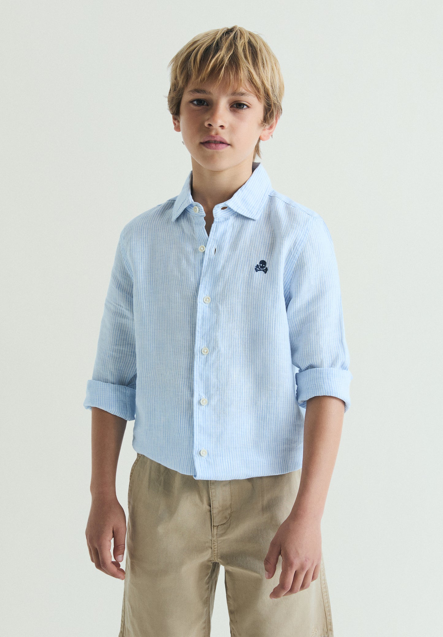 CAMISA LINO RAYAS