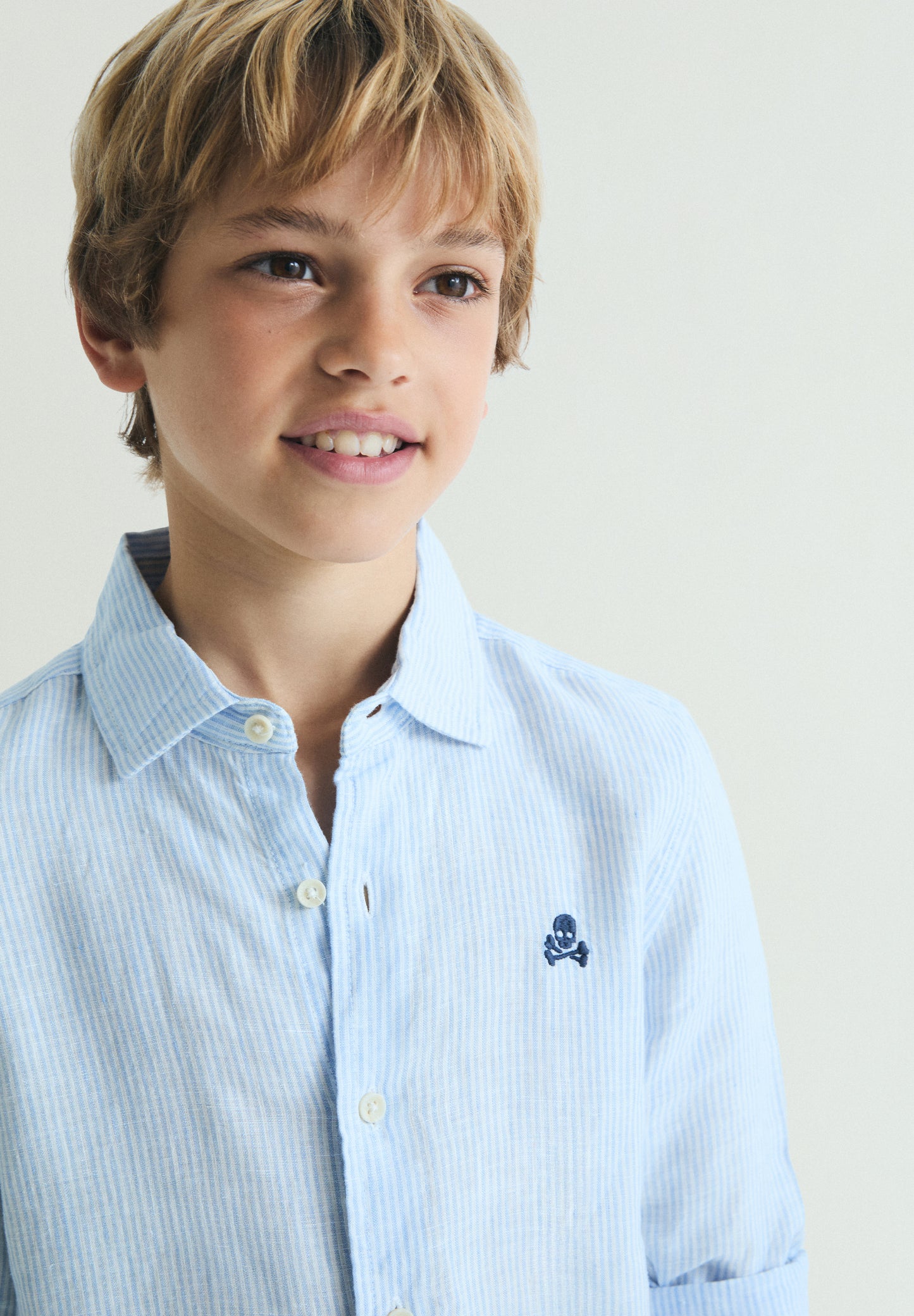 CAMISA LINO RAYAS