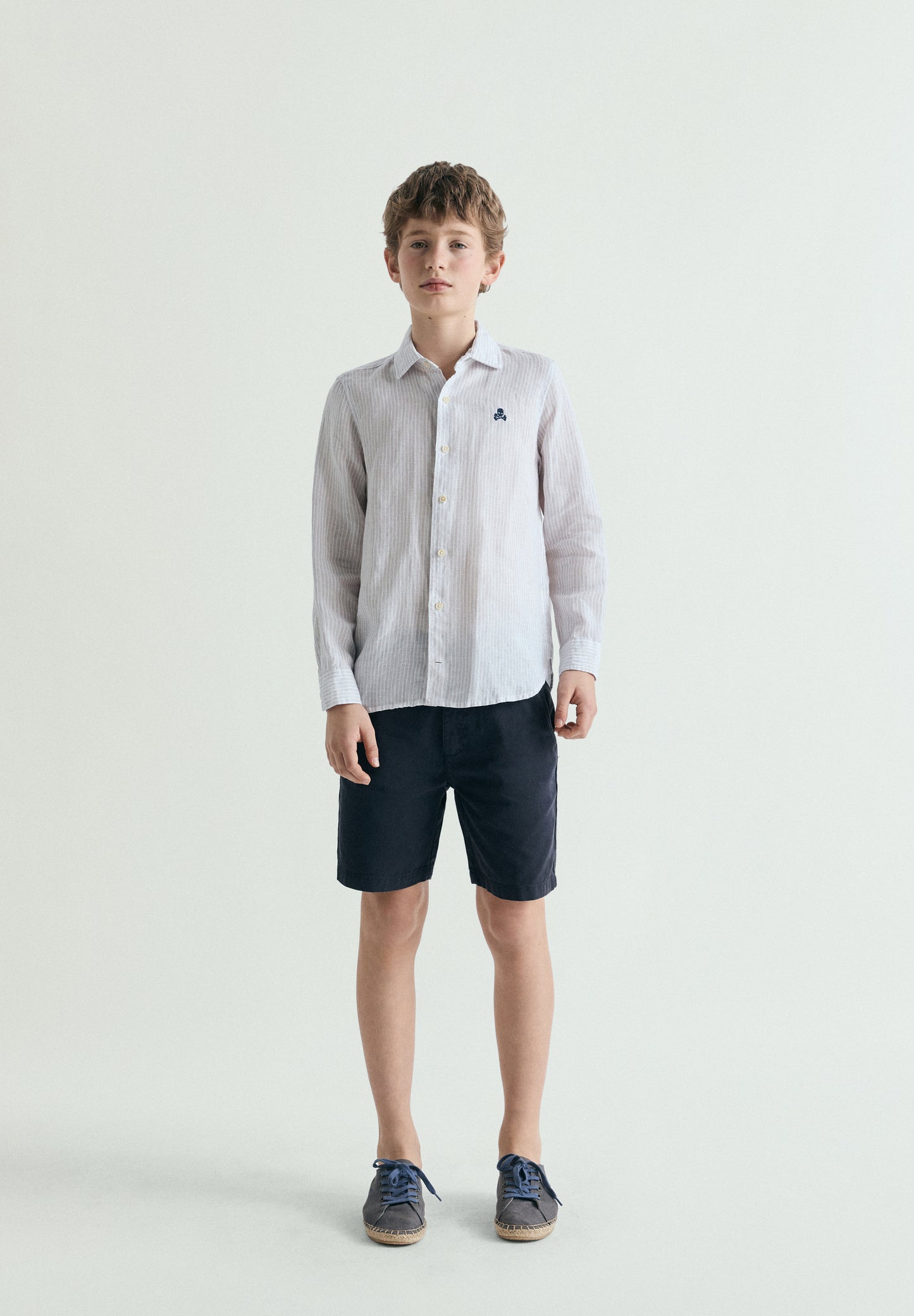 CAMISA LINO RAYAS