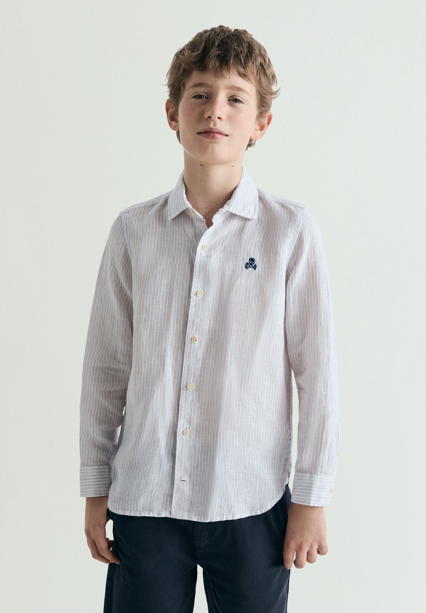 CAMISA LINO RAYAS