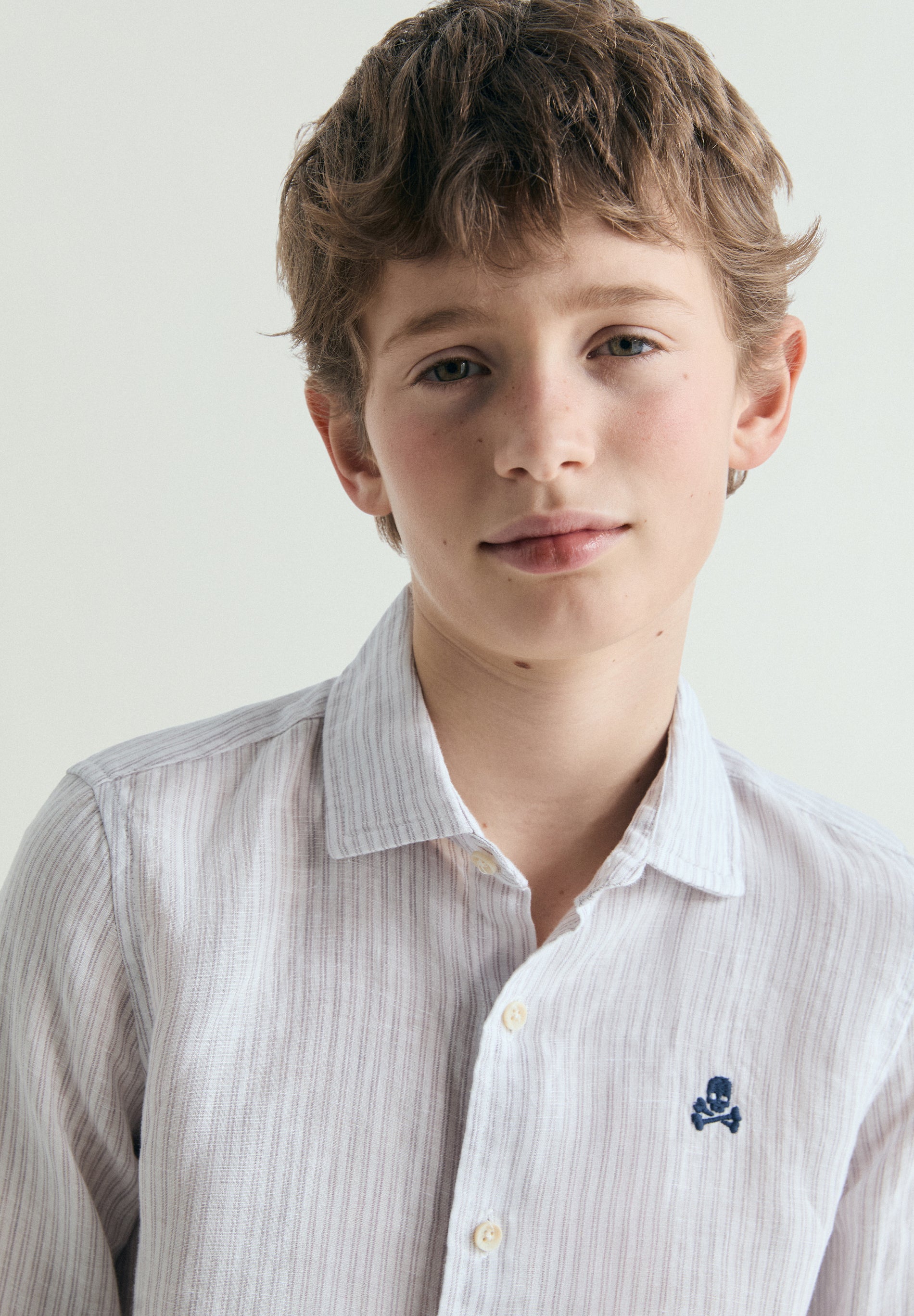CAMISA LINO RAYAS