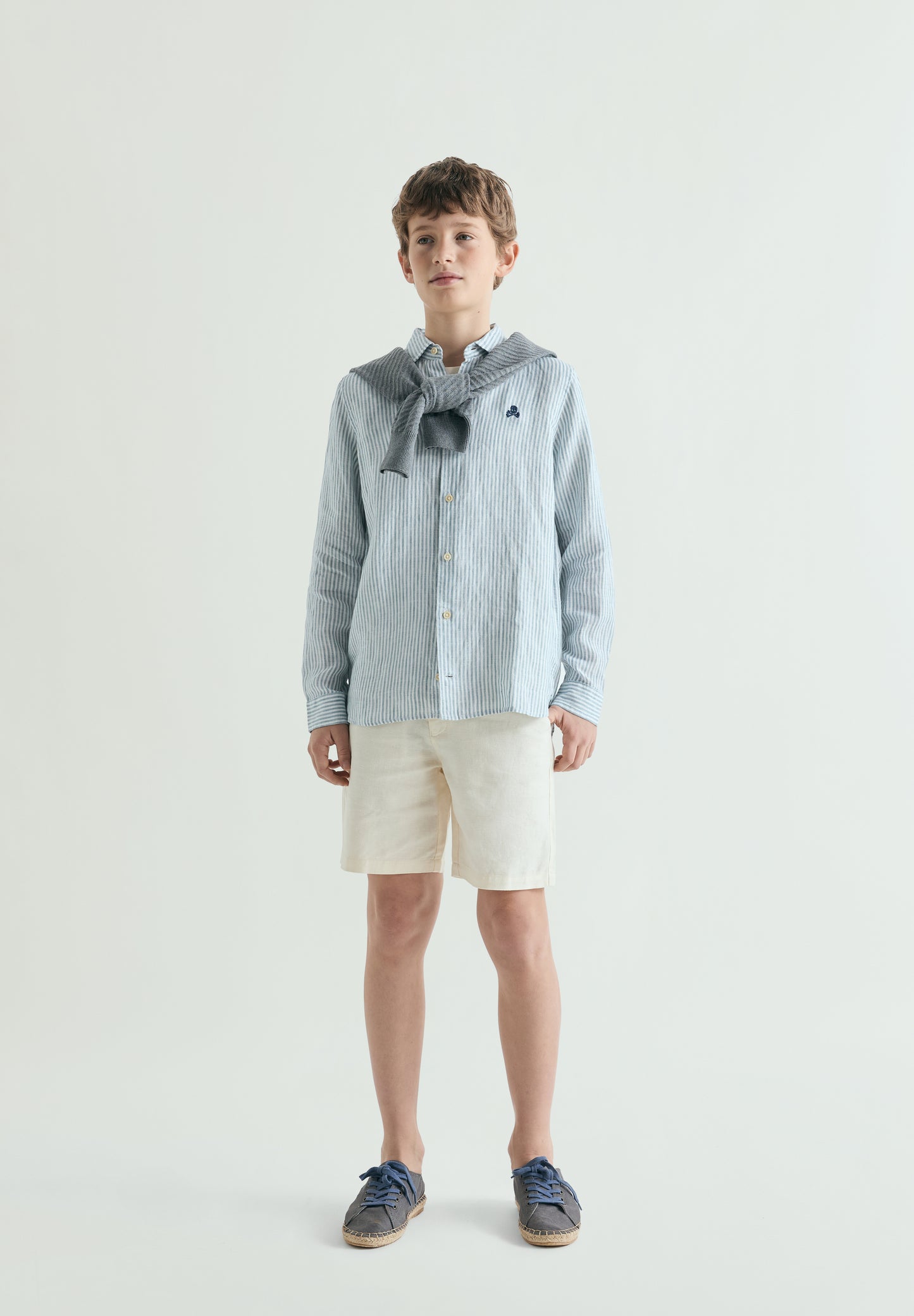 CAMISA LINO RAYAS