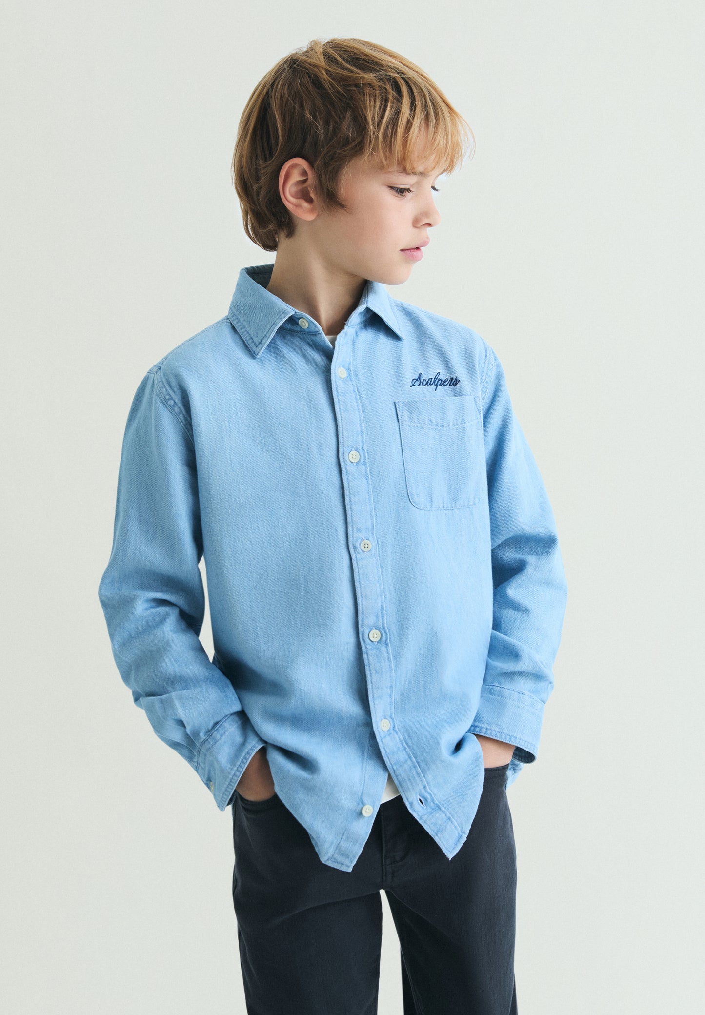 CAMISA VINTAGE DENIM LOGO