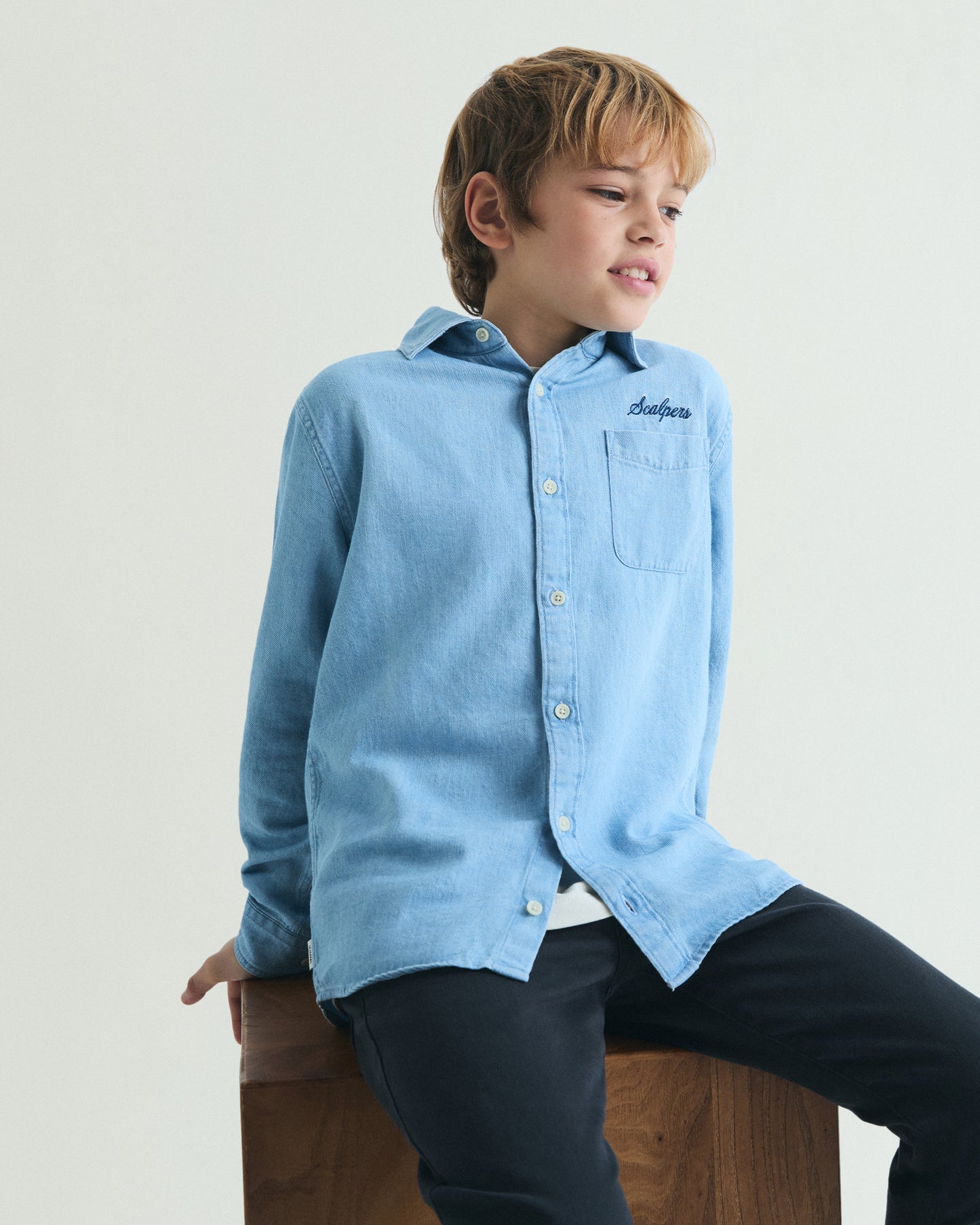 CAMISA VINTAGE DENIM LOGO