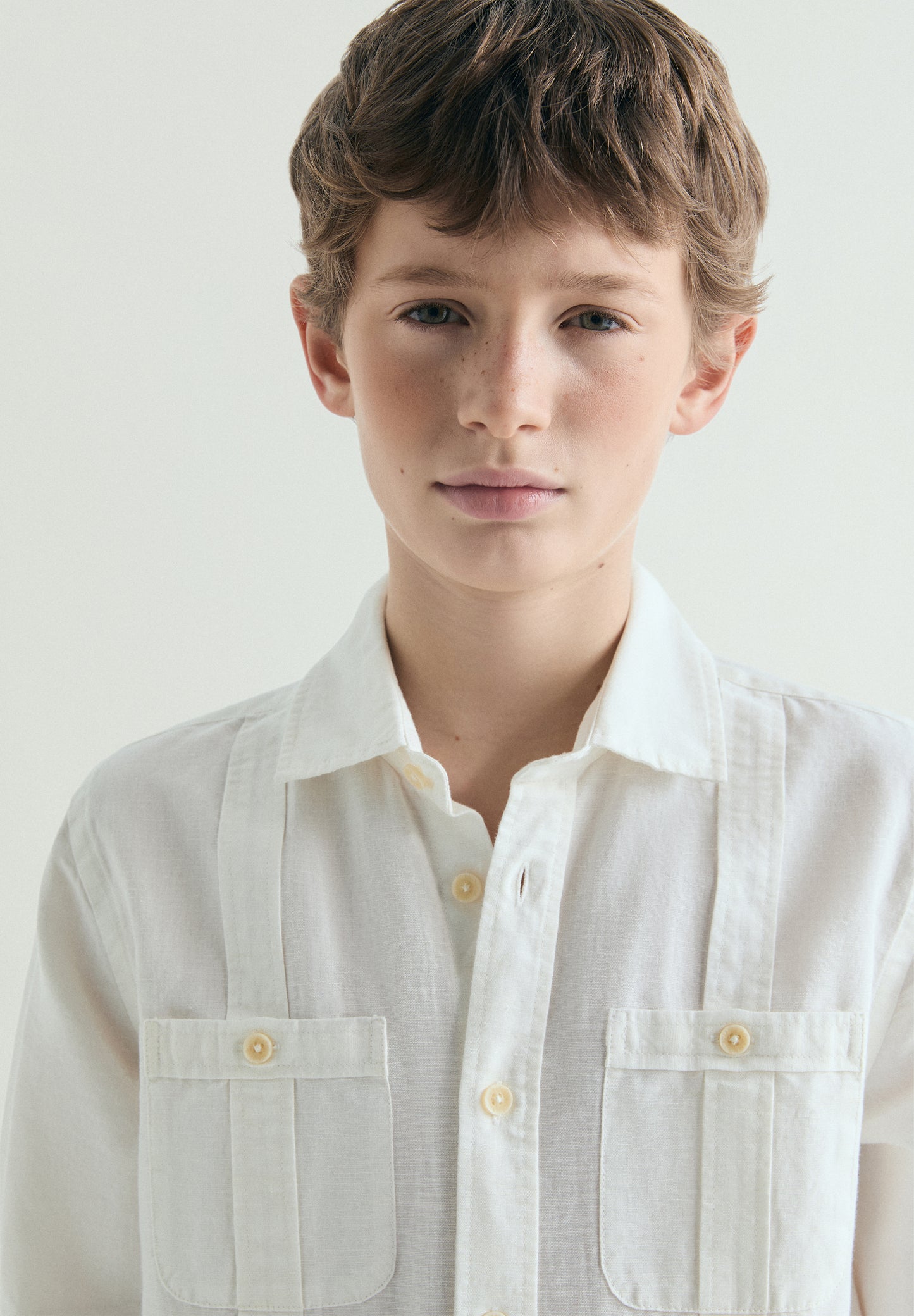 CAMISA GUAYABERA LINO