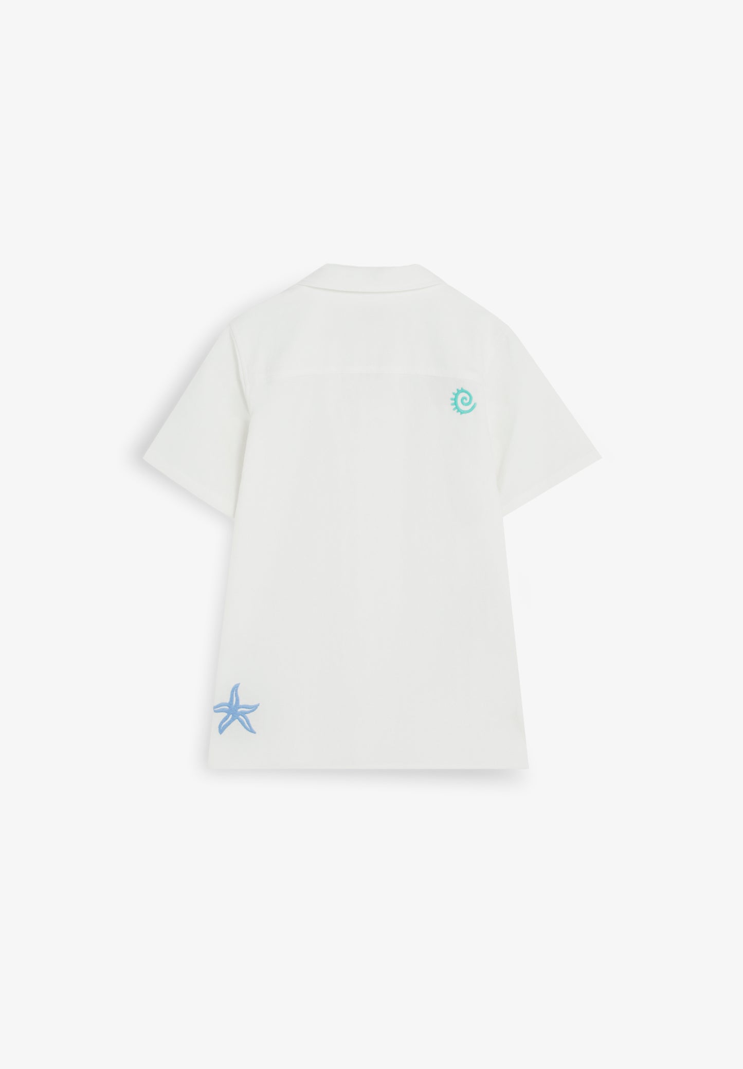 CAMISA MANGA CORTA BORDADOS