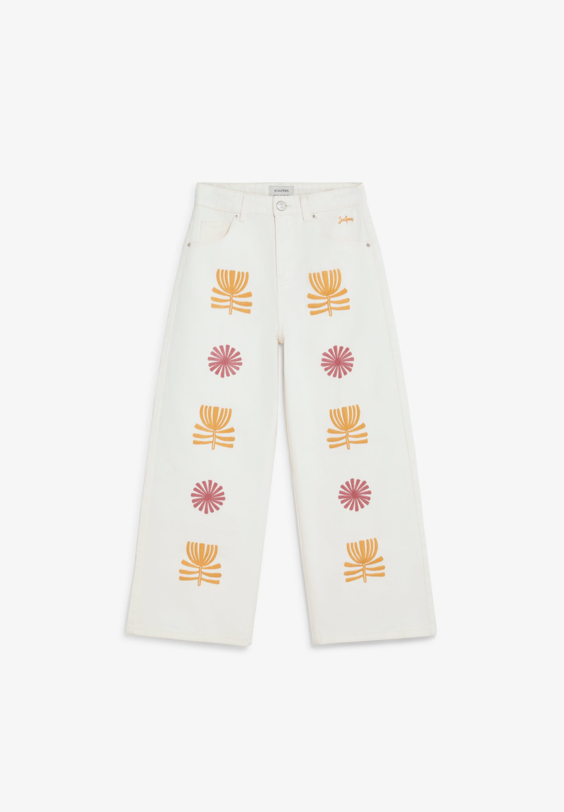 JEANS CULOTTE BORDADOS