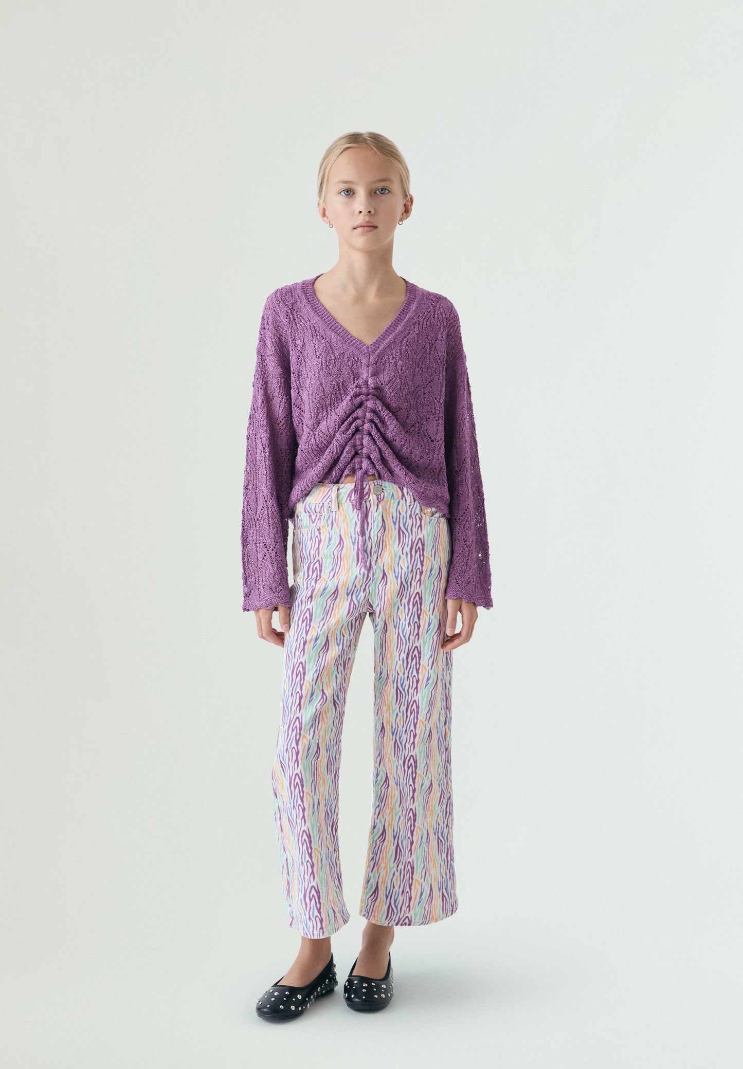 PANTALÓN WIDE LEG MULTICOLOR