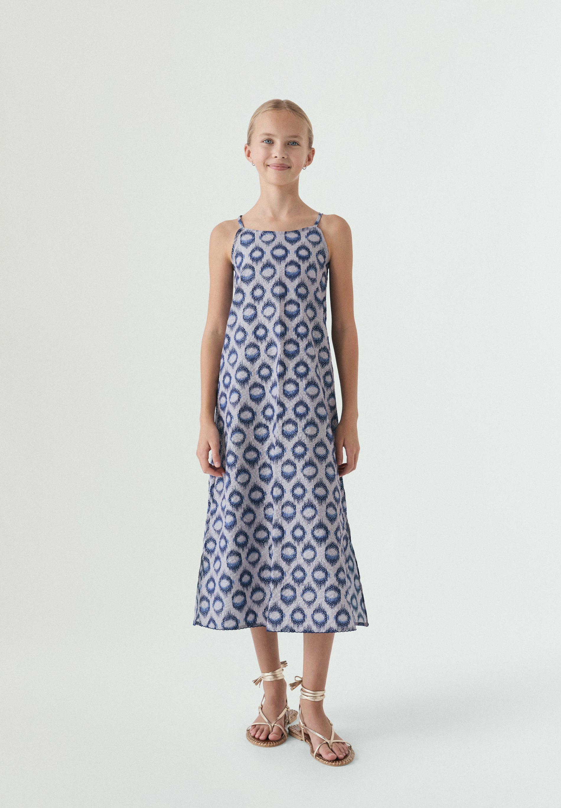 VESTIDO MIDI ESTAMPADO