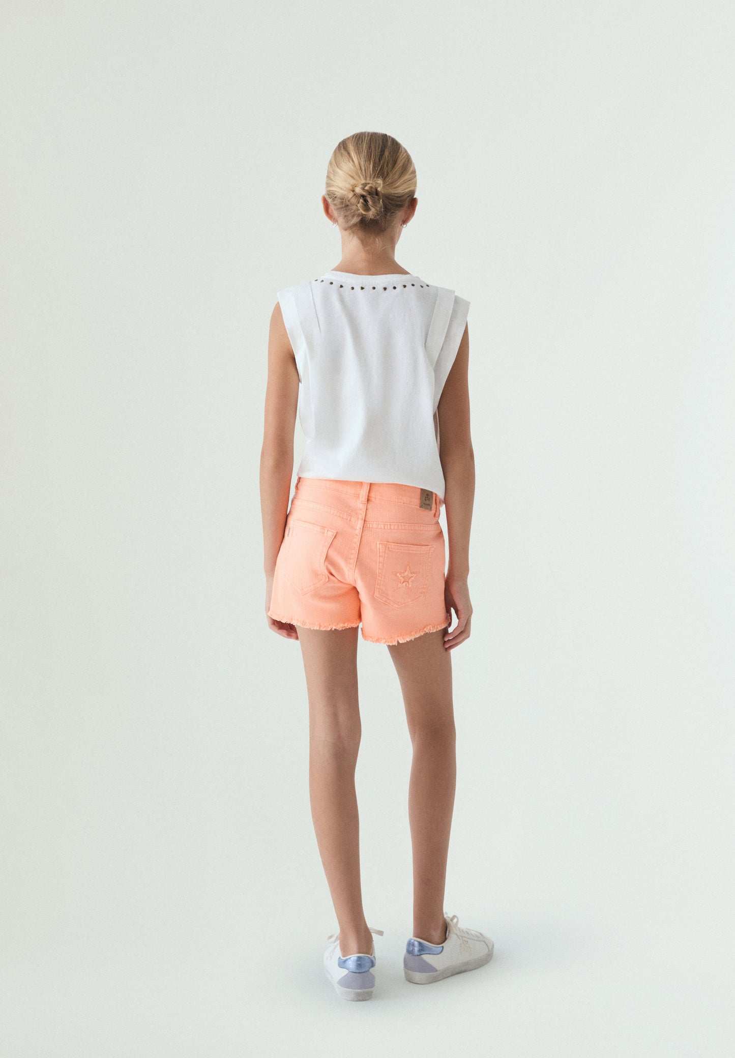 SHORTS DENIM EFECTO LAVADO
