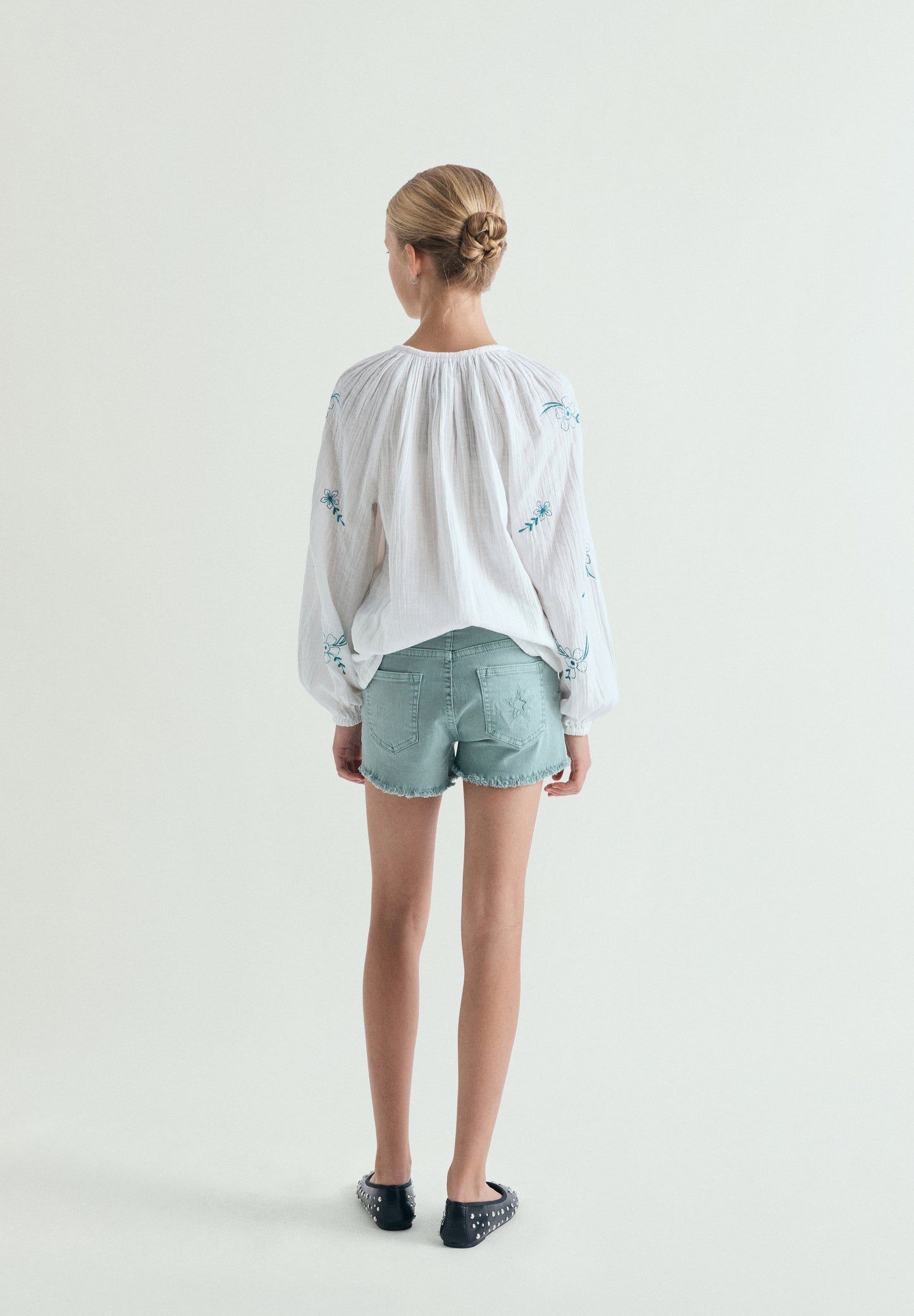 SHORTS DENIM EFECTO LAVADO