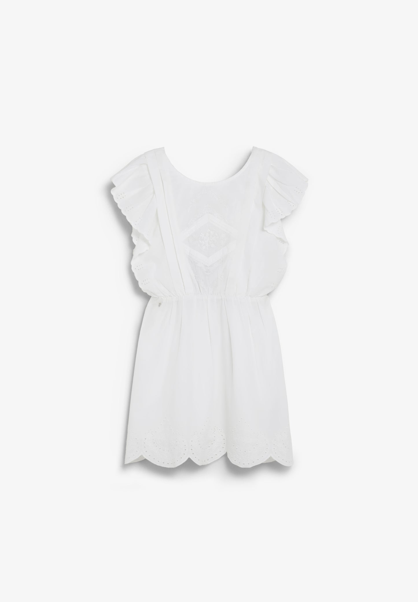 VESTIDO ROMÁNTICO PERFORADO