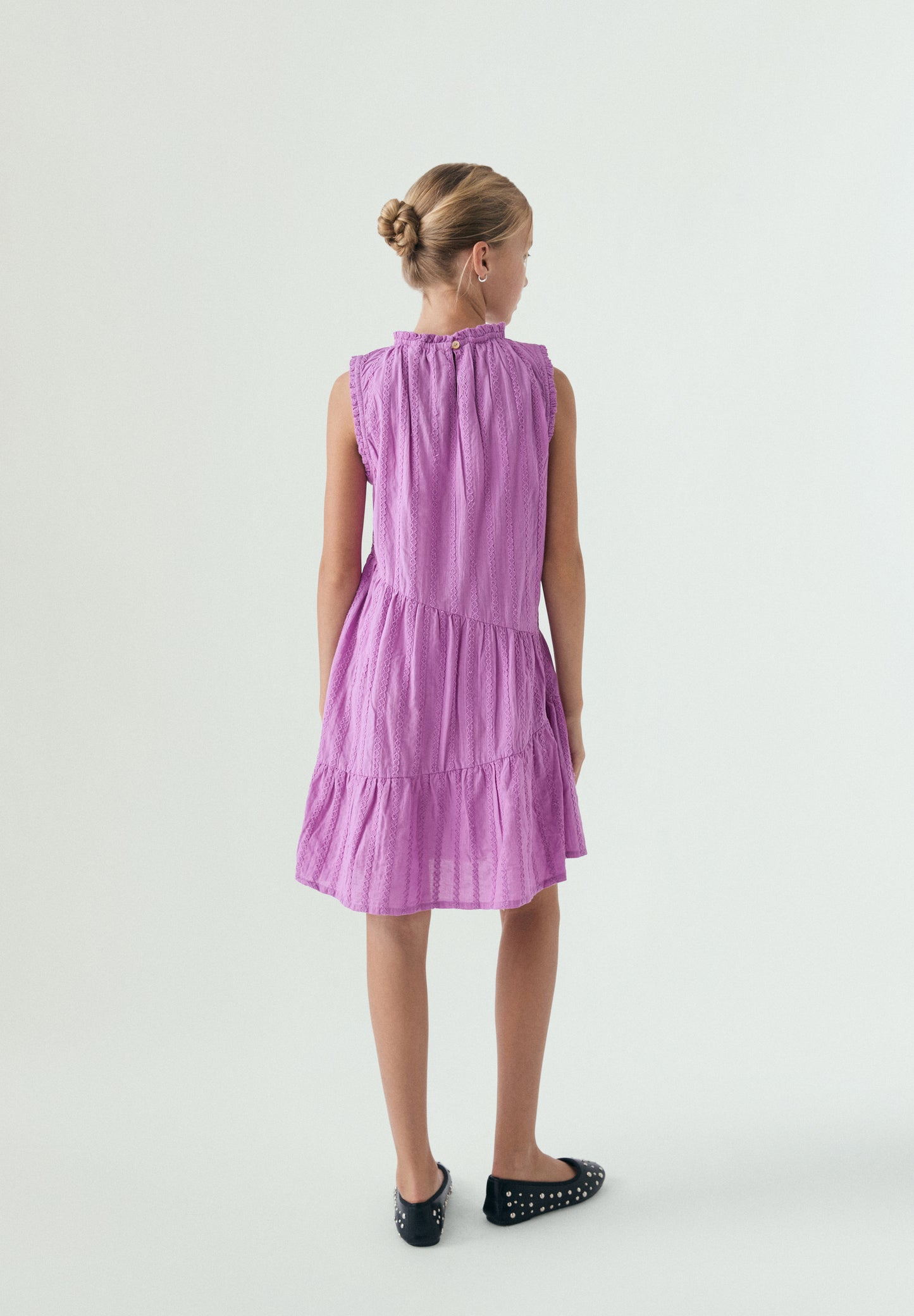 VESTIDO COSTURAS ALGODÓN