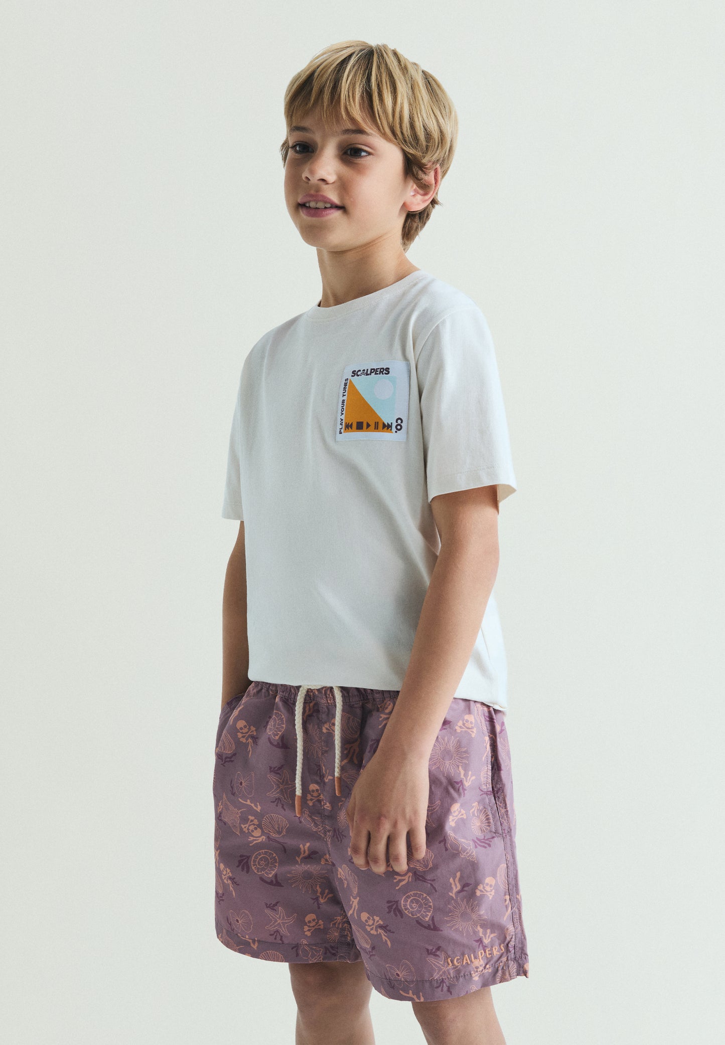 BAÑADOR ESTAMPADO MARINO