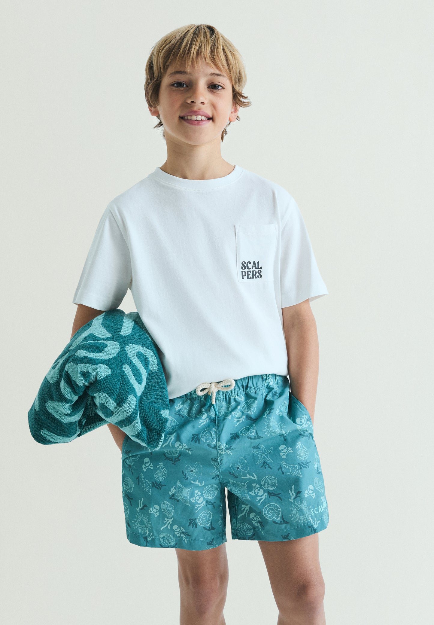 BAÑADOR ESTAMPADO MARINO