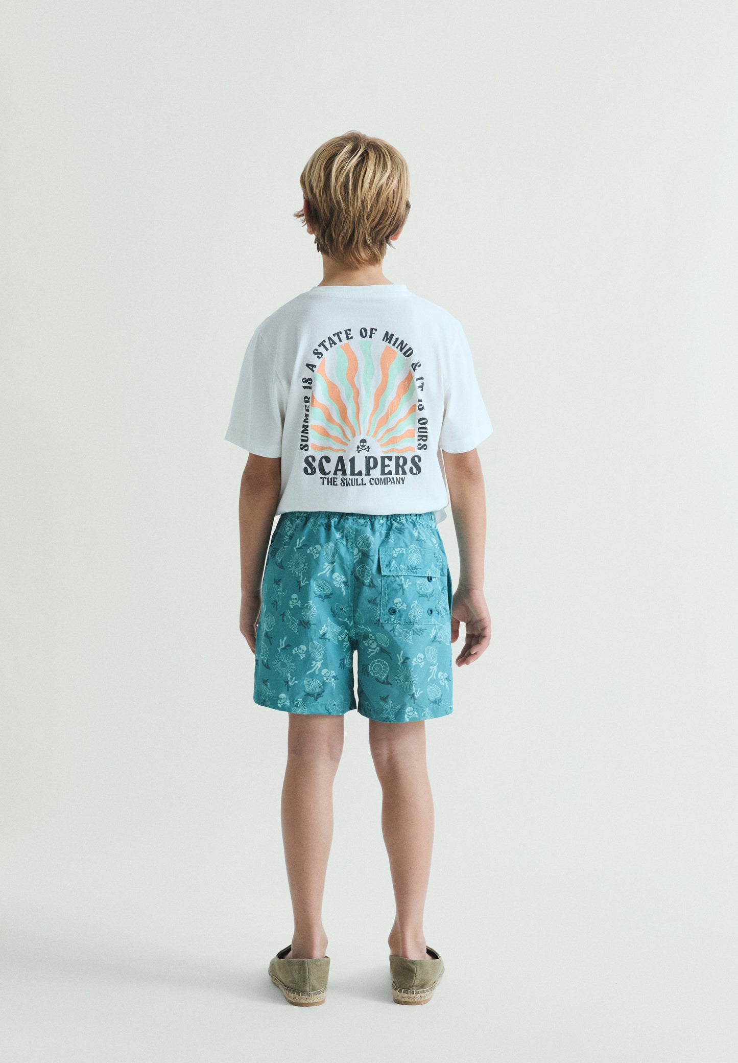 BAÑADOR ESTAMPADO MARINO