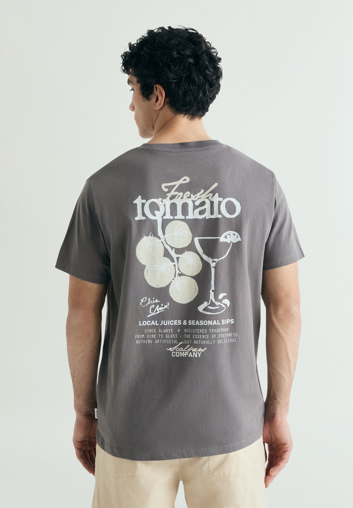 CAMISETA ESTAMPADO A CONTRASTE